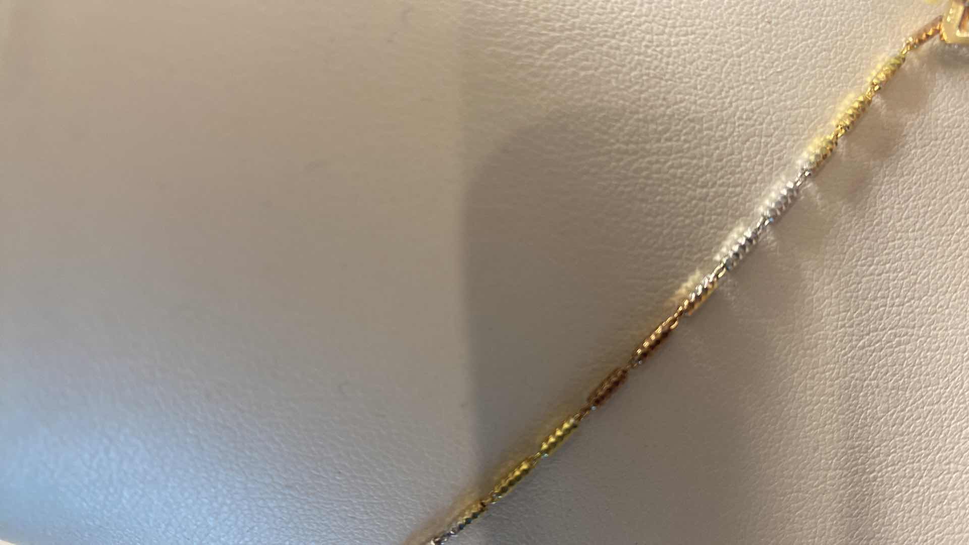 Photo 1 of 925 SILVER W/YELLOW GOLD OVERLAY 18” CHAIN NECKLACE W/ RUBY CABOCHON 23.79 ctw & WHITE SAPPHIRE ROUND 3.02 ctw WESTFIELD JEWELRY APPRAISAL K38J5