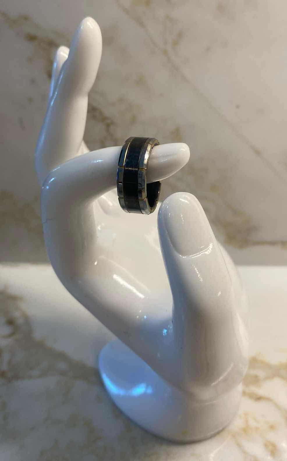 Photo 1 of TRITON BAND TUNGSTEN CARBON 850 RING SIZE  6.5-7, 16.3 GRAMS