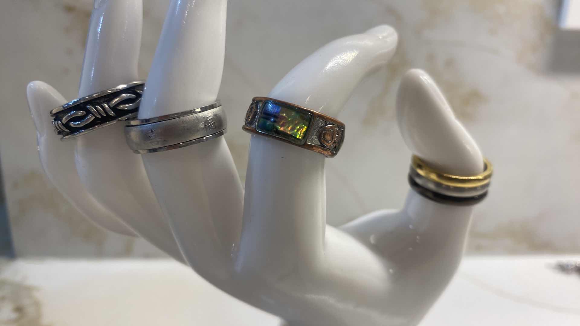 Photo 1 of COSTUME JEWELRY- 4 RINGS