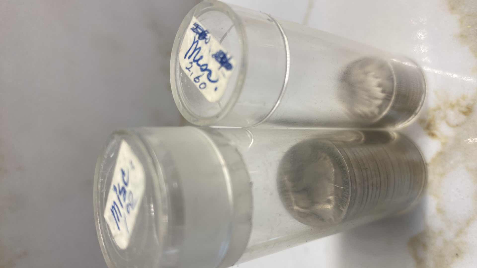 Photo 3 of 6-TUBES OF COINS FROM 1900’s-131 JEFFERSON NICKELS, 12 MERCURY DIMES & 20 BUFFALO NICKELS