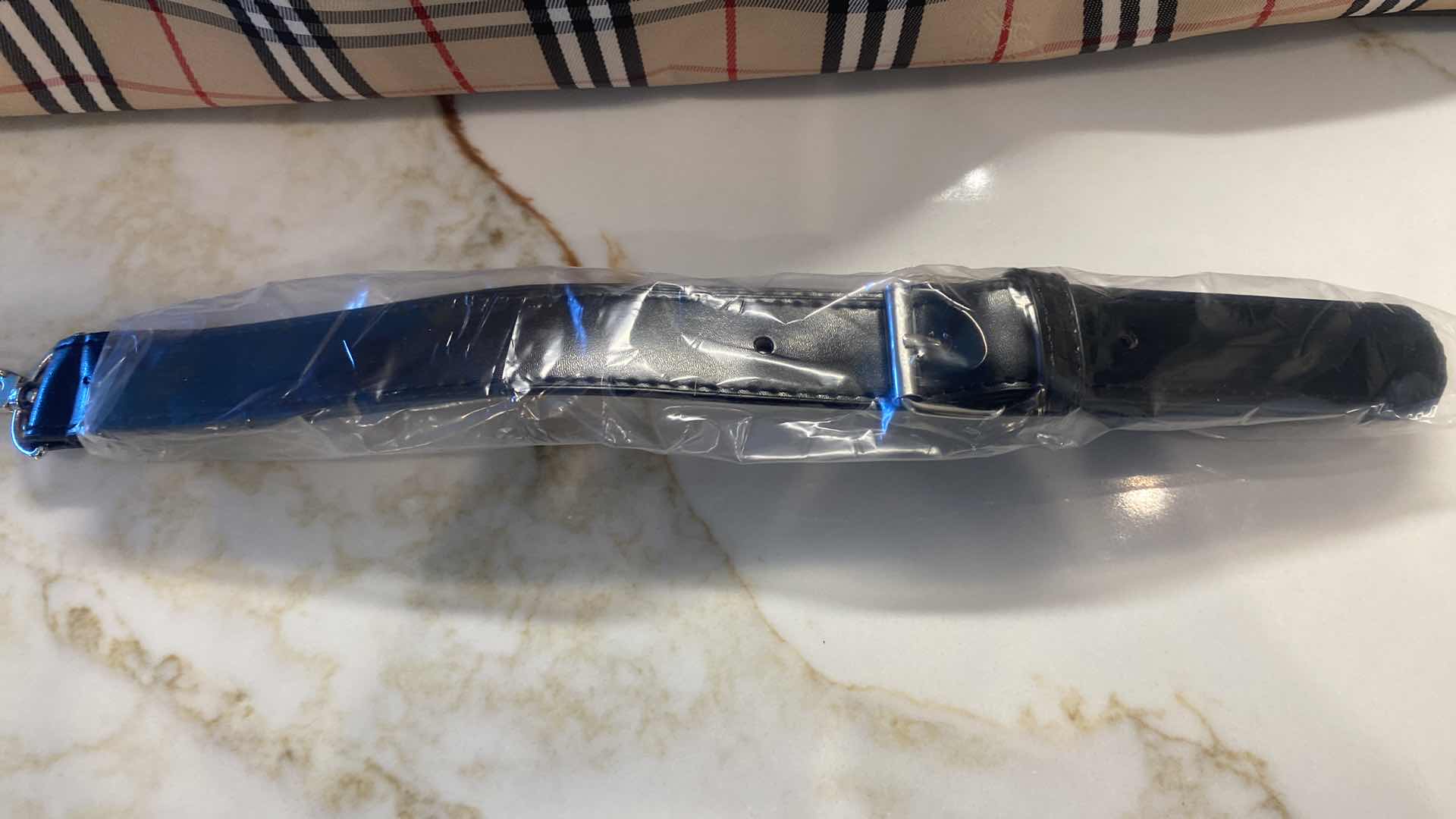 Photo 1 of NWT BURBERRY BLUE LABEL FABRIC WITH STRAP LARGE TOTE/CARRY ON 20” x 9” H 13”