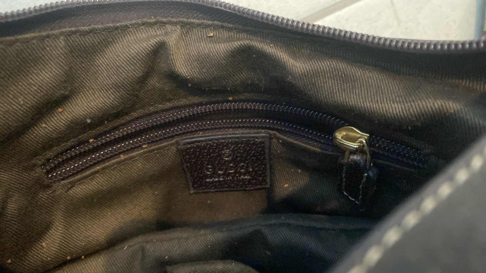 Photo 5 of GUCCI GG CANVAS BEIGE BAG 9 1/2“ x 2 1/2”  H5” & COIN CASE