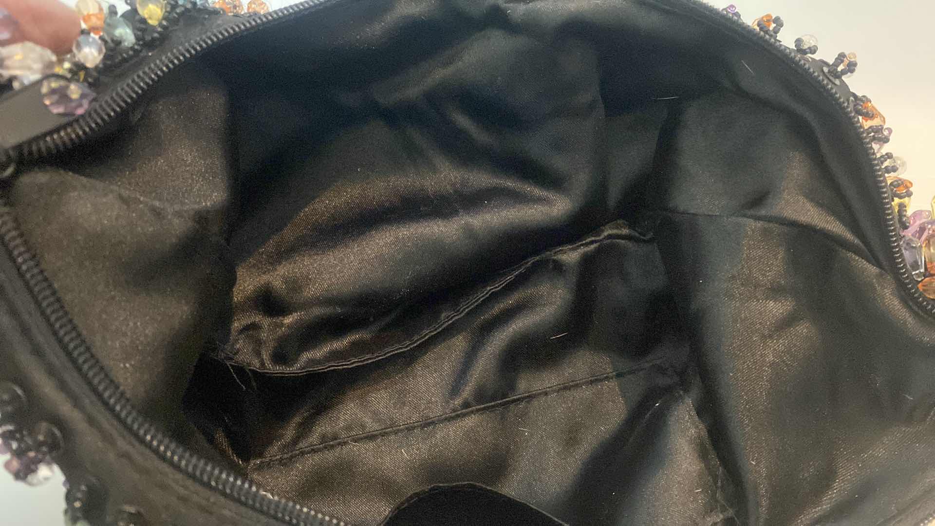 Photo 1 of BEADED HANDBAG 11” x 5” NOT including handle