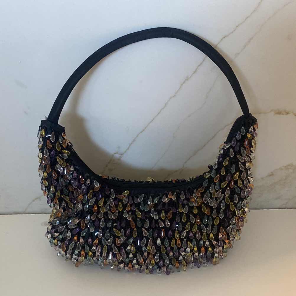 Photo 1 of BEADED HANDBAG 11” x 5” NOT including handle