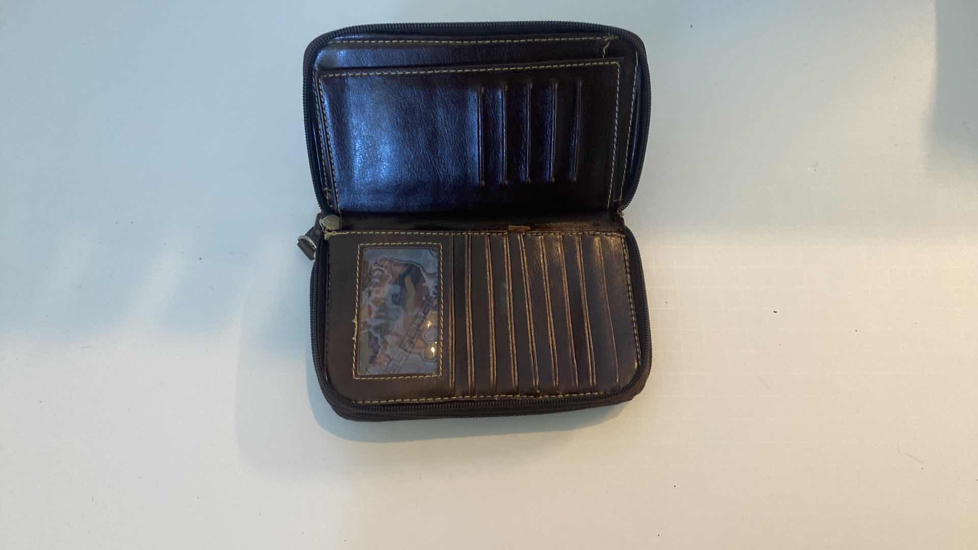 Photo 1 of REPLICA PRADA OLIVE GREEN SUEDE TOTE 16” x 13” EXCLUDING HANDLES & REPLICA PRADA WALLET (made in China)