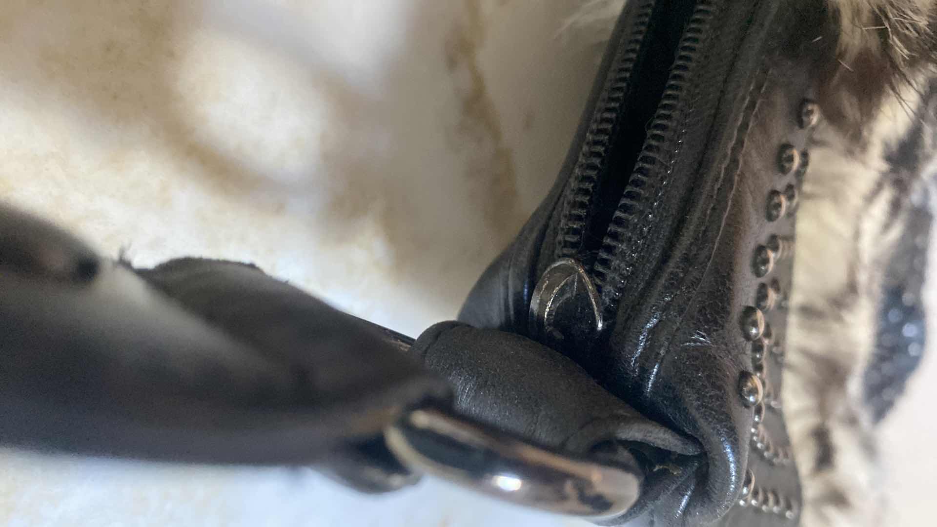 Photo 5 of 4 FAUX FUR HANDBAGS 1 BEBE (WHITE & BROWN), 1 JIMMY CHOO & 2 UNBRANDED