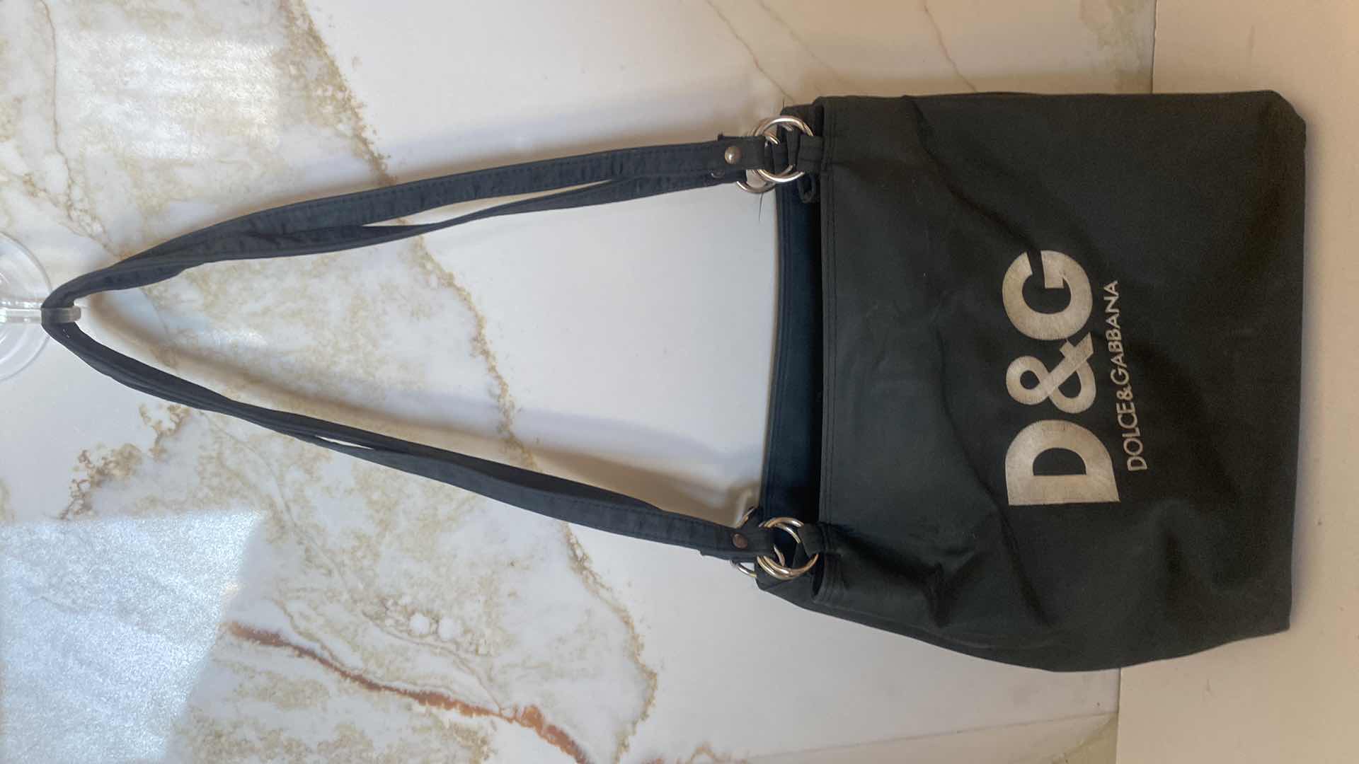 Photo 1 of D & G FABRIC TOTE 13” x 12” EXCLUDING HANDLES