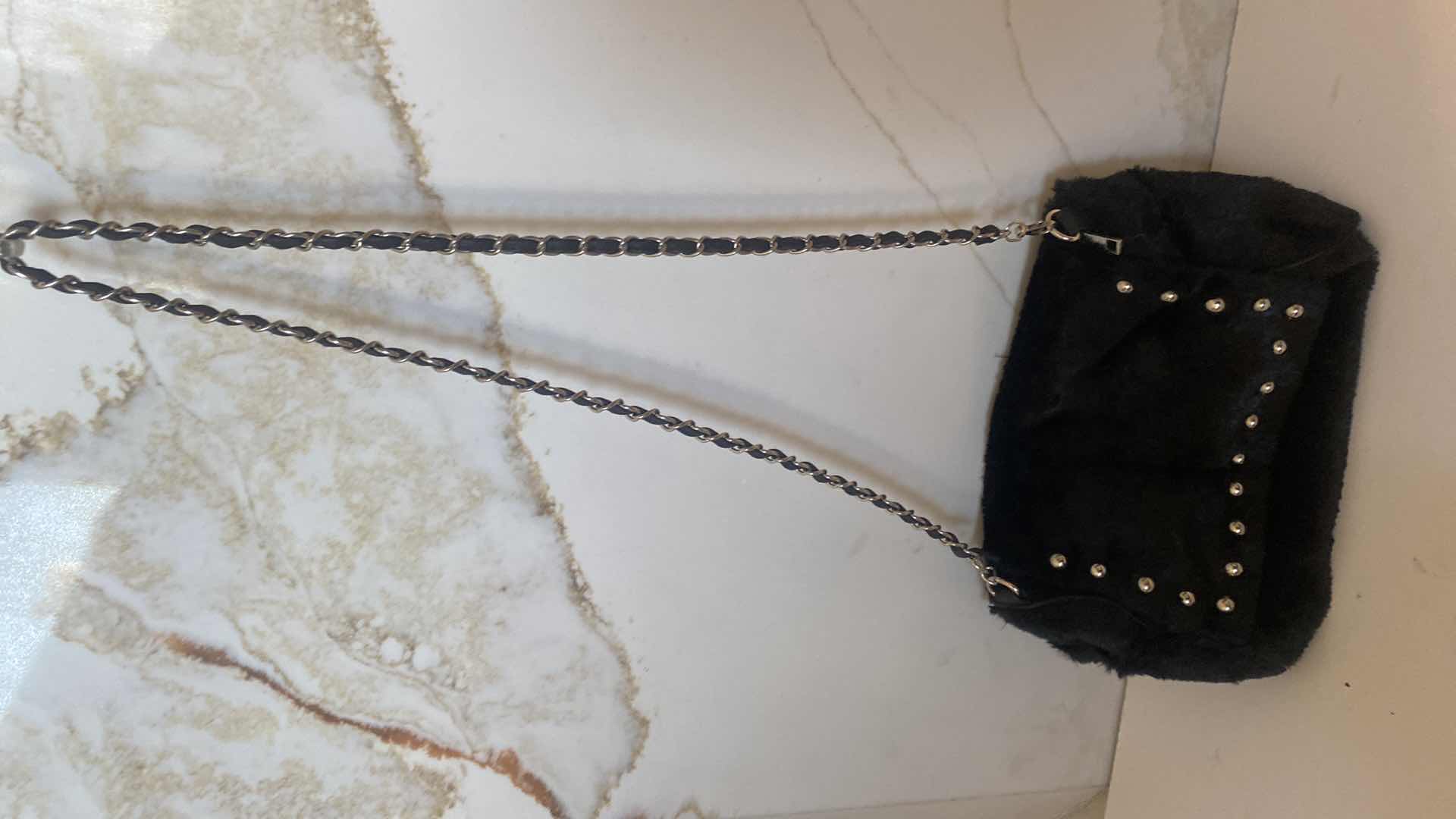 Photo 1 of 4 EVENING HANDBAGS & 1 BLACK FAUX FUR SHOULDER BAG