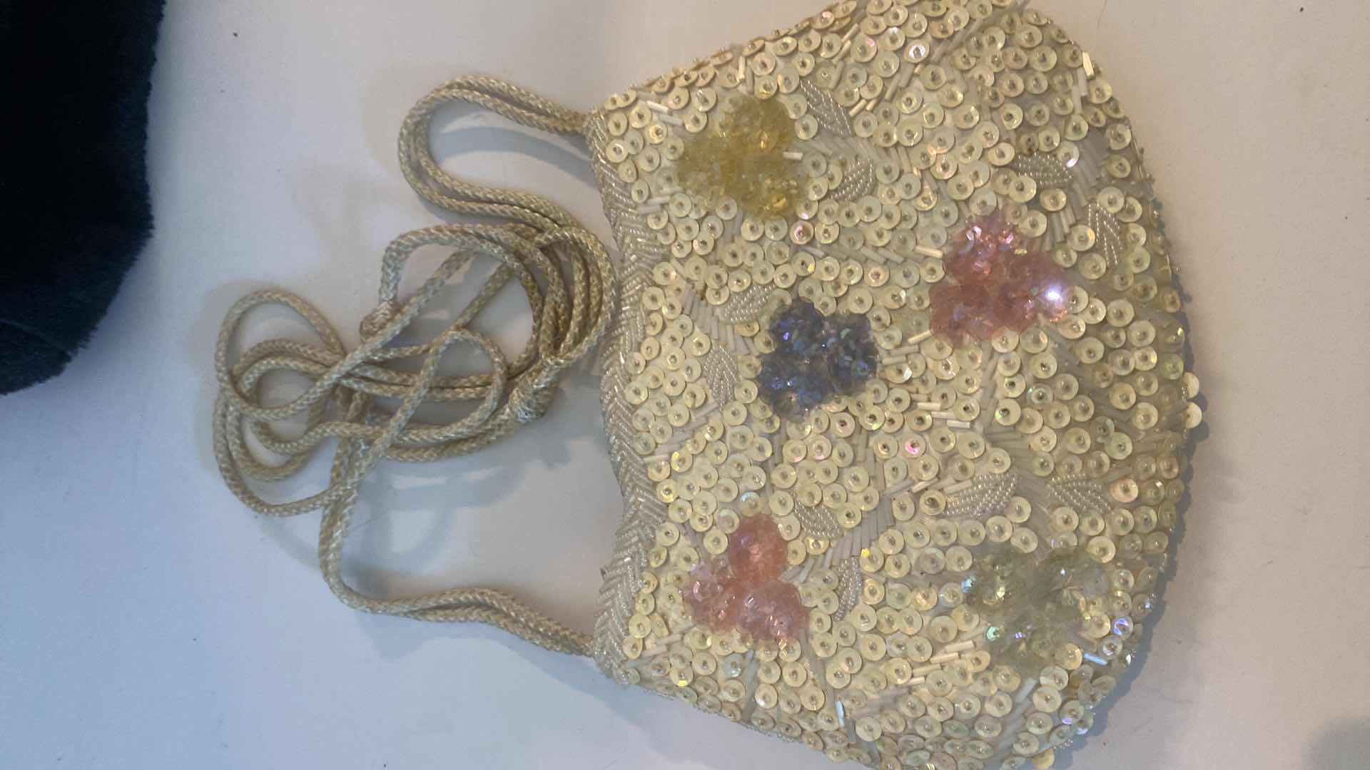 Photo 4 of 4 EVENING HANDBAGS & 1 BLACK FAUX FUR SHOULDER BAG