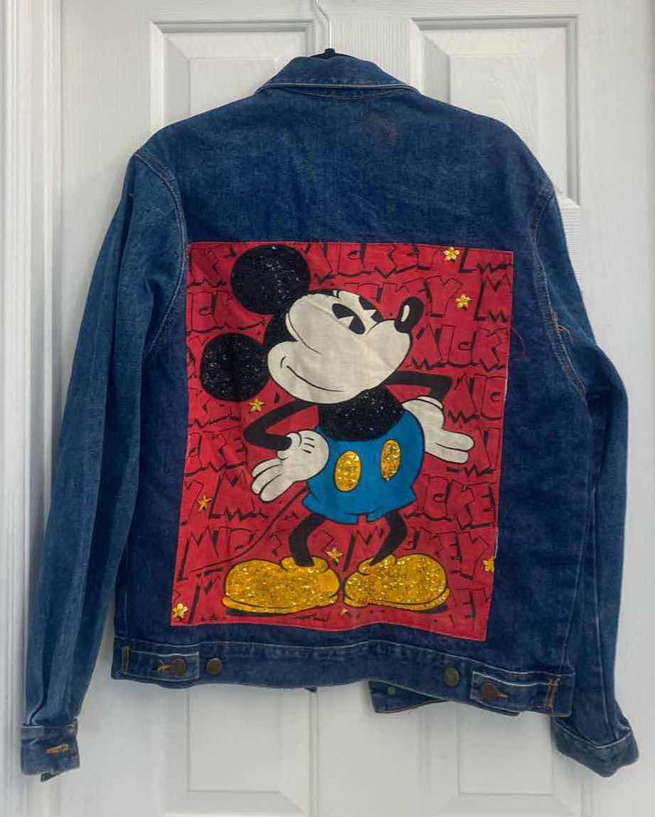 Photo 1 of WOMENS JG HOOK SIZE LARGE DENIM JACKET W/ DISNEY APPLIQUÉ