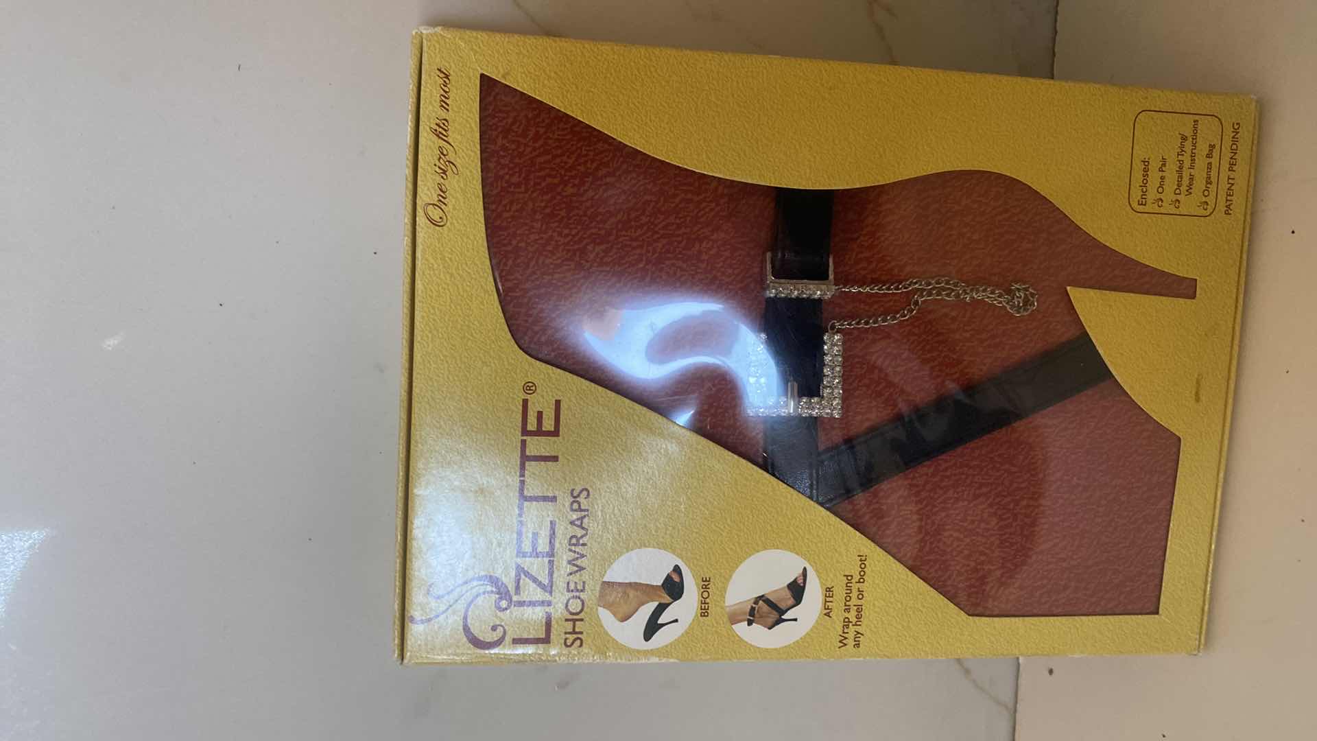 Photo 1 of NIB 2 LIZETTE SHOE WRAPS