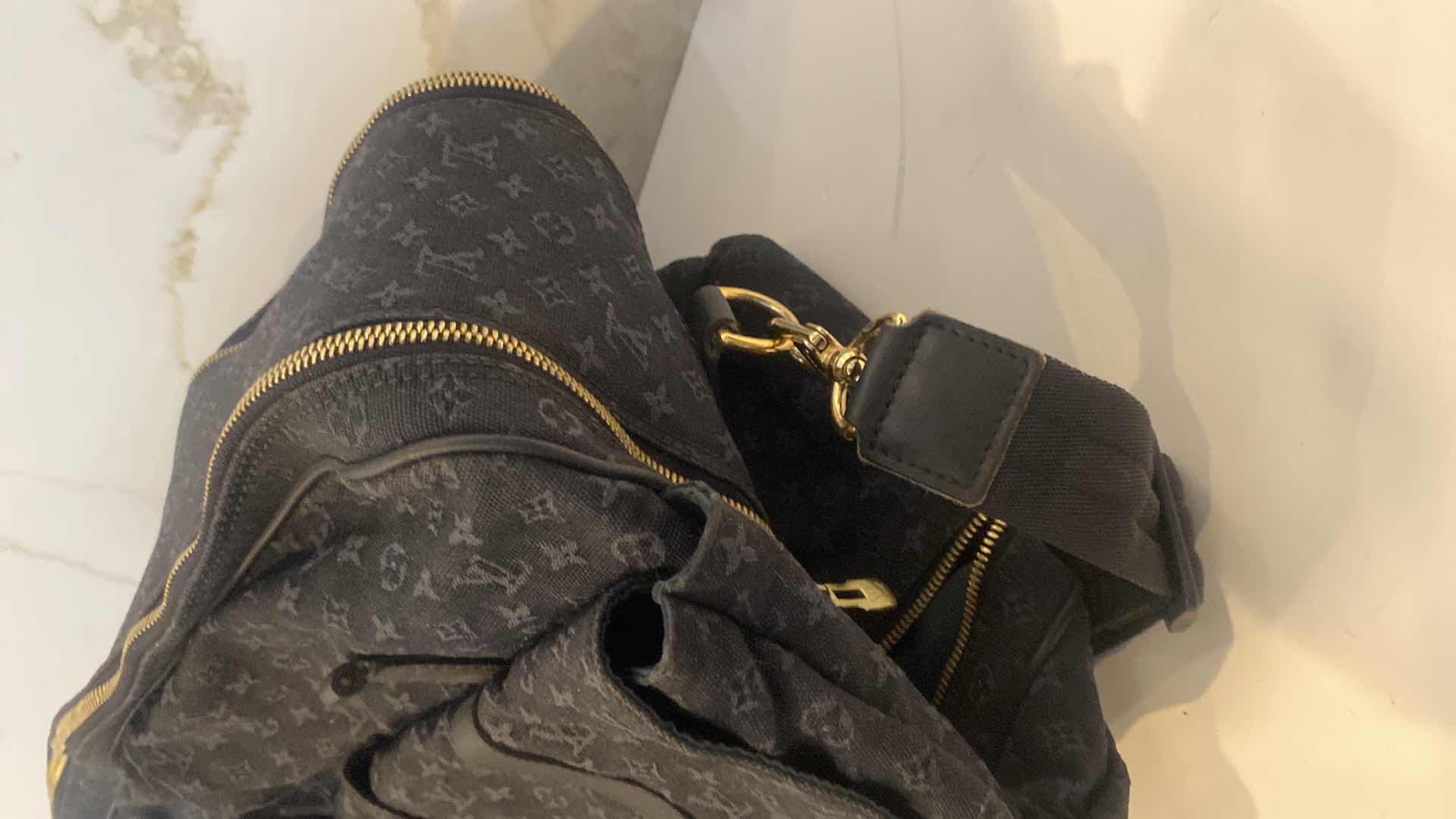 Photo 5 of LOUIS VUITTON OVERNIGHT BAG BLACK & GRAY