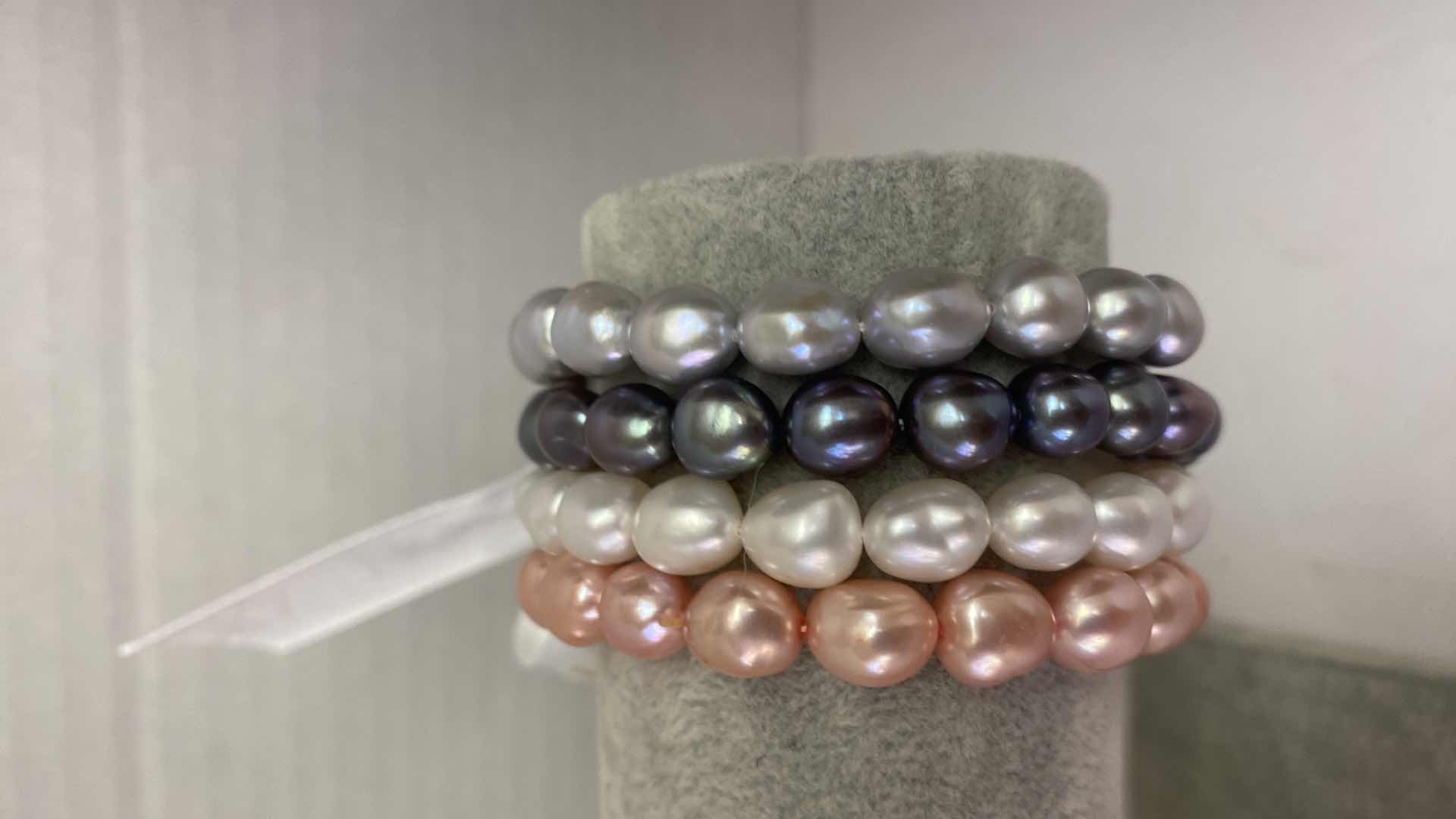 Photo 1 of FINE JEWELRY HONORA FRESH WATER PEARL STRETCH BRACELETS