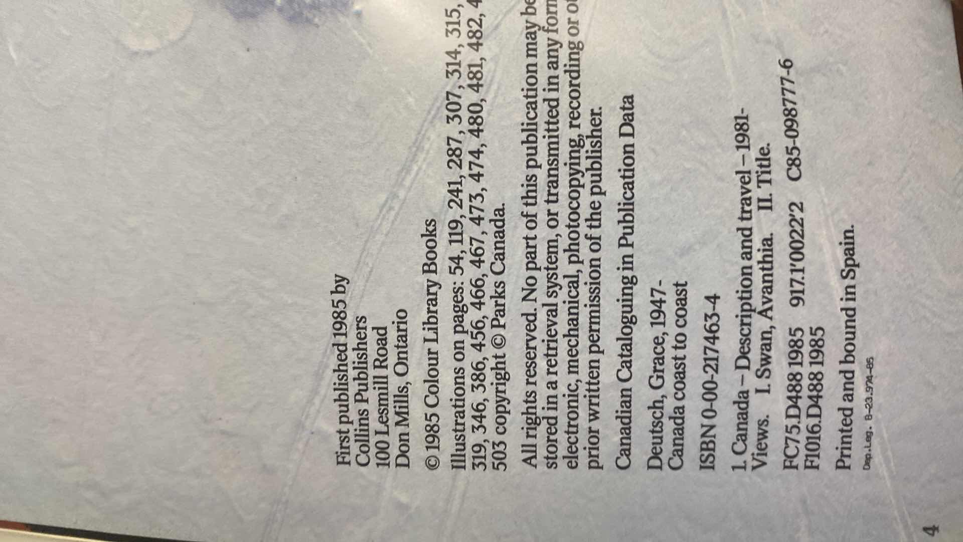 Photo 1 of 2-COFFEE TABLE BOOKS CANADA COAST TO COAST & DRESSING THE MAN