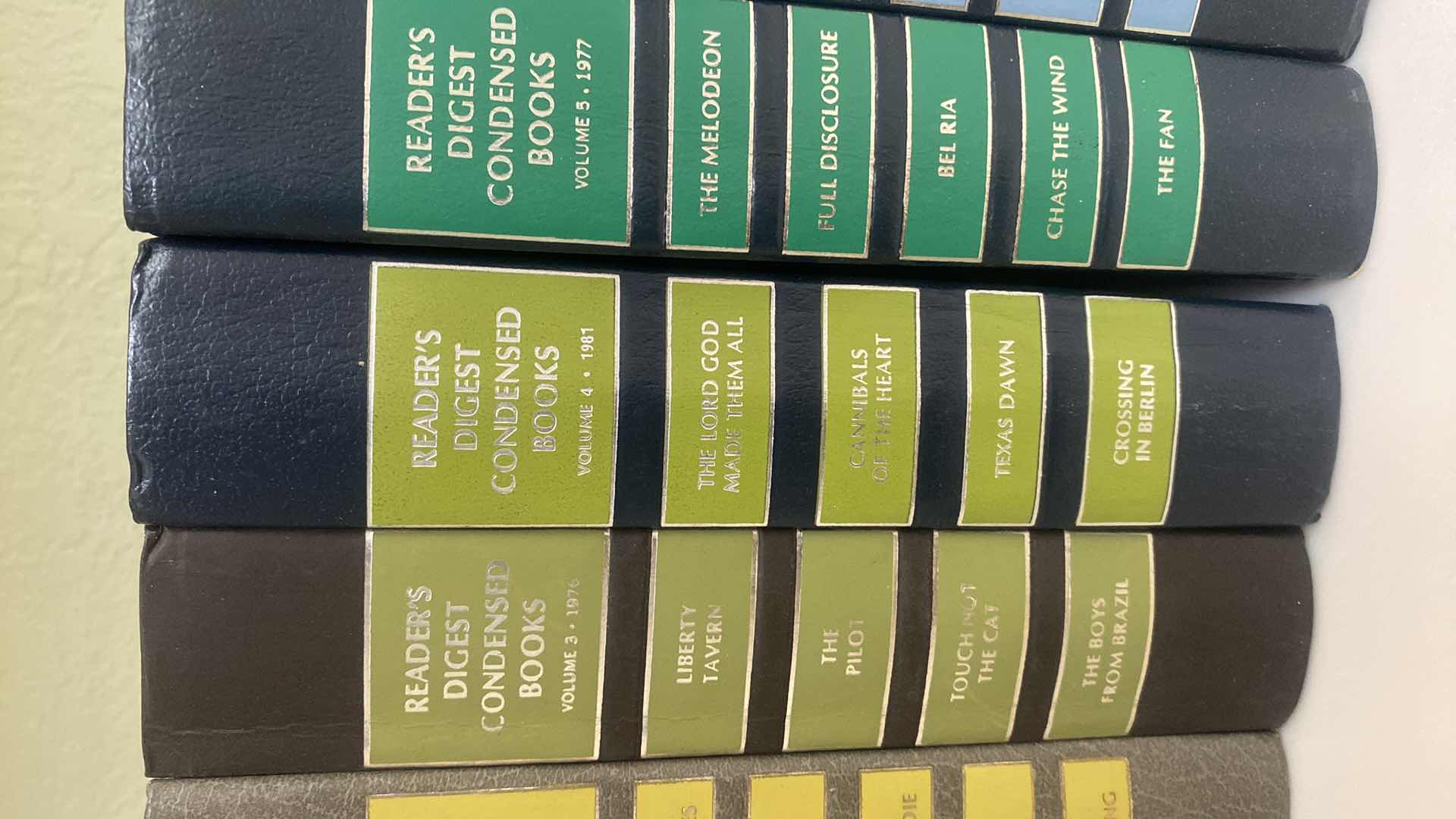 Photo 1 of 12-1970’s READERS DIGEST CONDENSED BOOKS