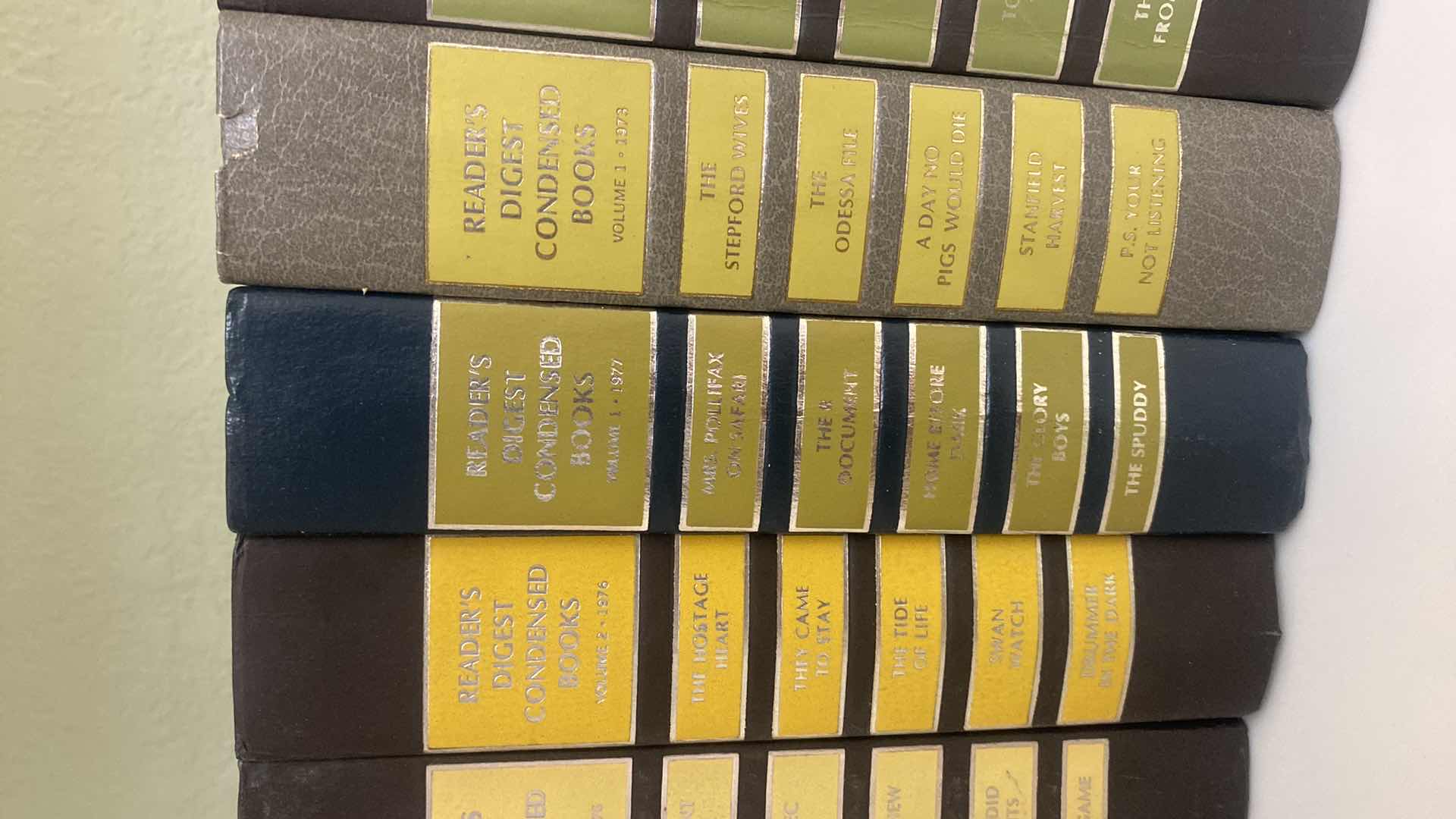 Photo 1 of 12-1970’s READERS DIGEST CONDENSED BOOKS