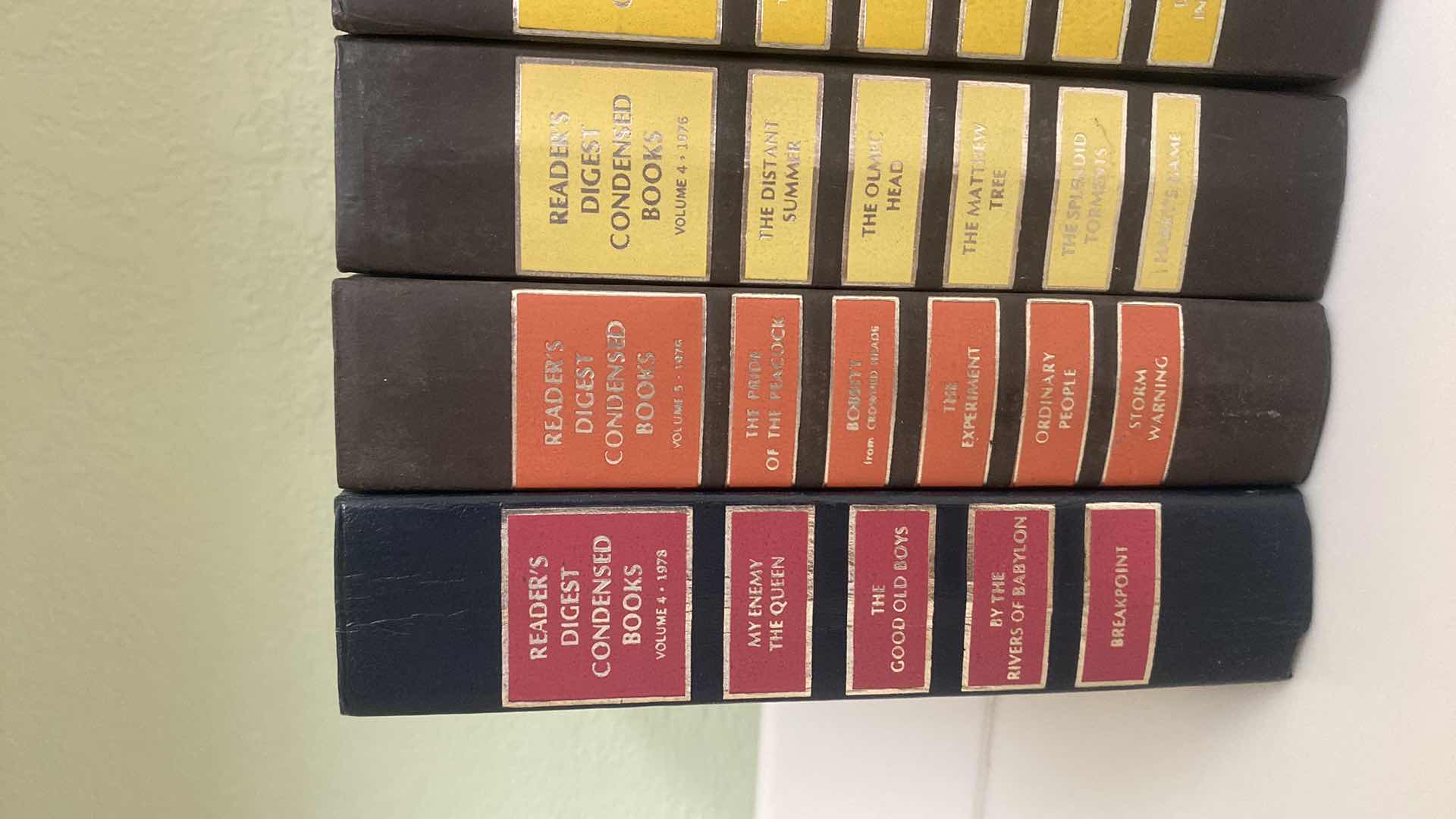 Photo 1 of 12-1970’s READERS DIGEST CONDENSED BOOKS