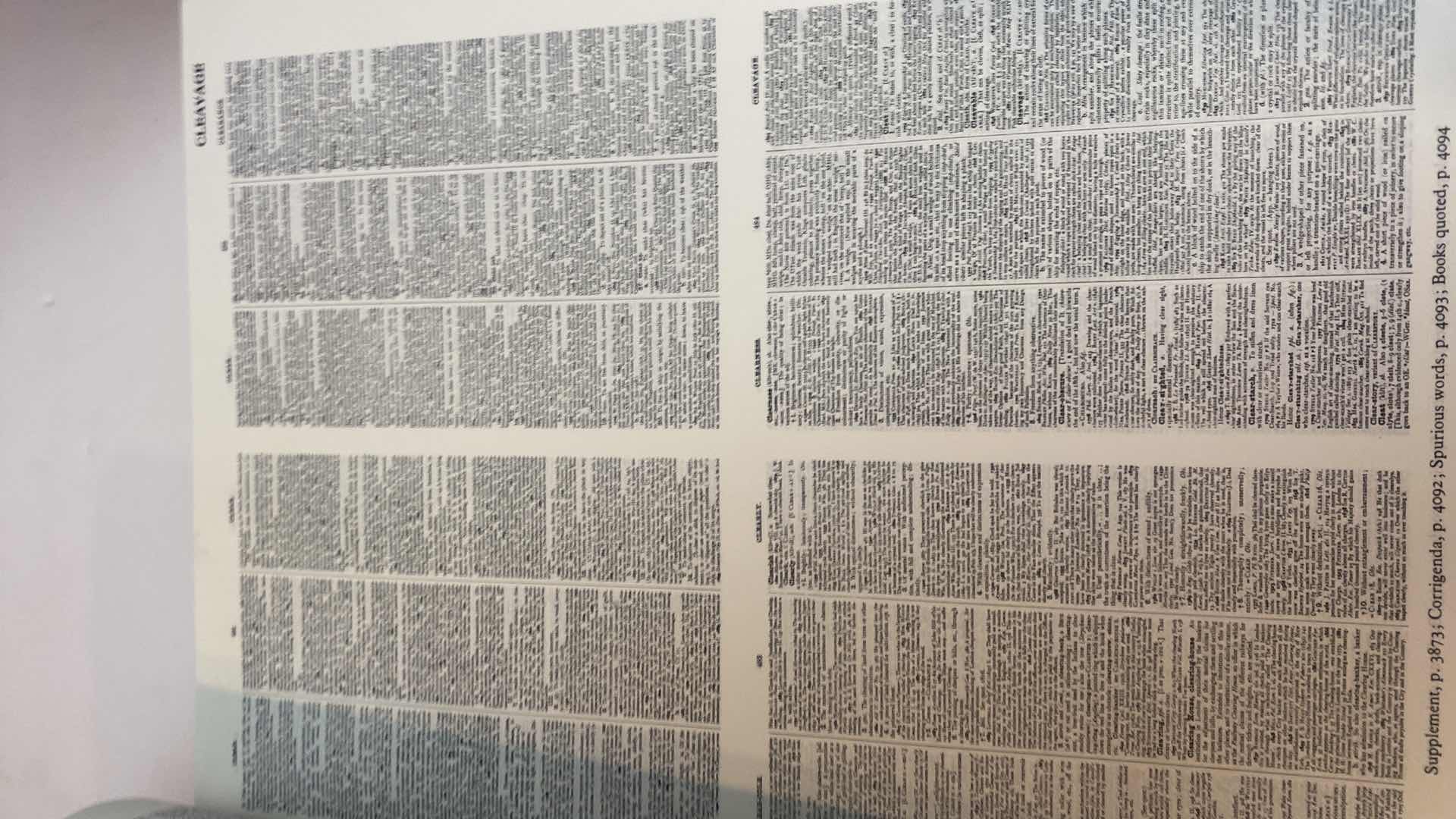 Photo 1 of BOOKS - 1971 THE COMPACT EDITION OF THE OXFORD ENGLISH DICTIONARY SET