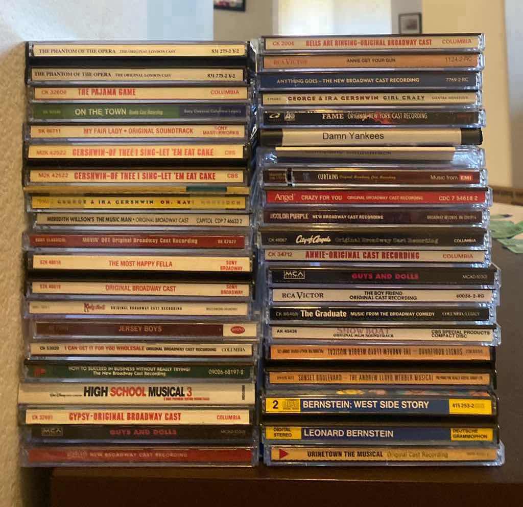 Photo 1 of 40-CDS BROADWAY & MOVIE SOUNDTRACKS