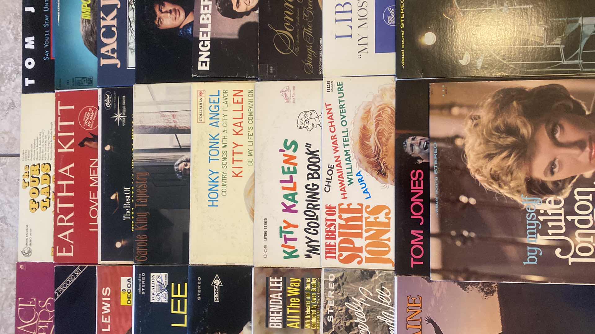 Photo 1 of 25-RECORD ALBUMS & VARIOUS ARTISTS