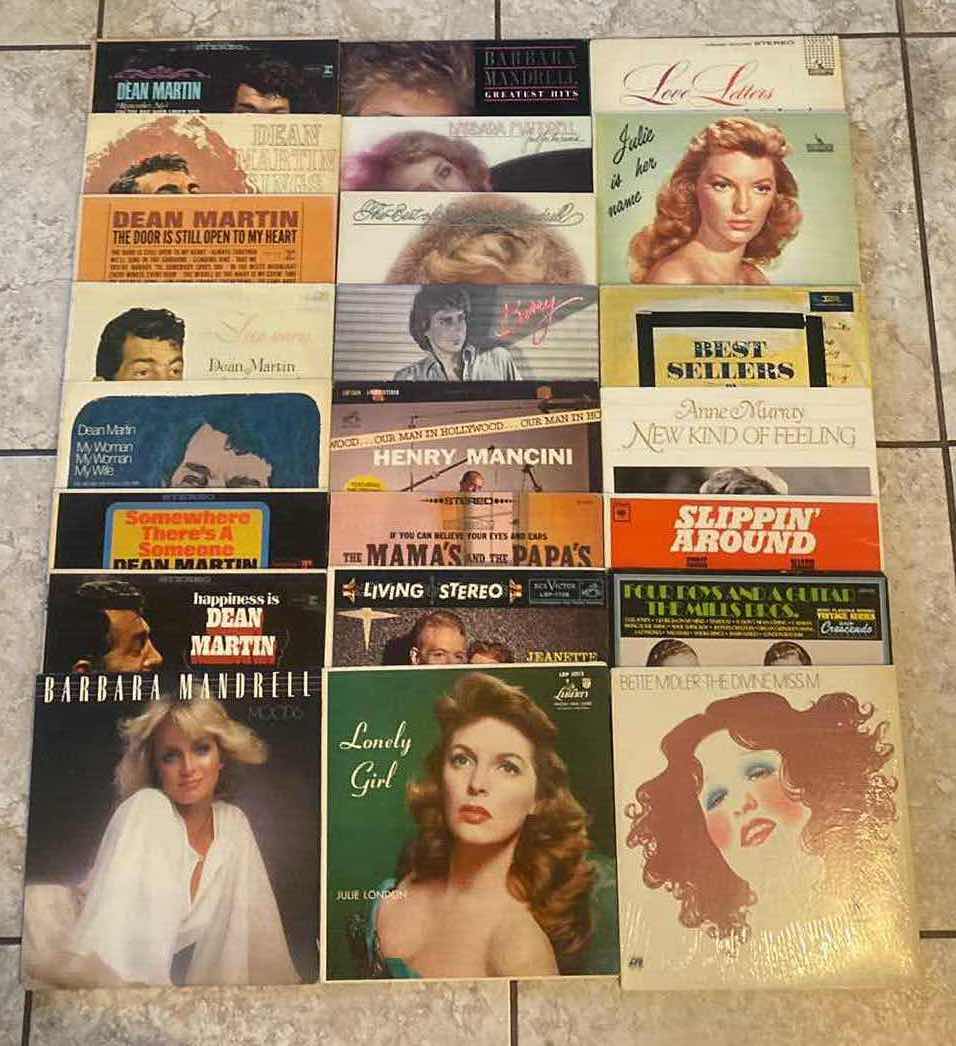 Photo 1 of 25-RECORD ALBUMS & VARIOUS ARTISTS