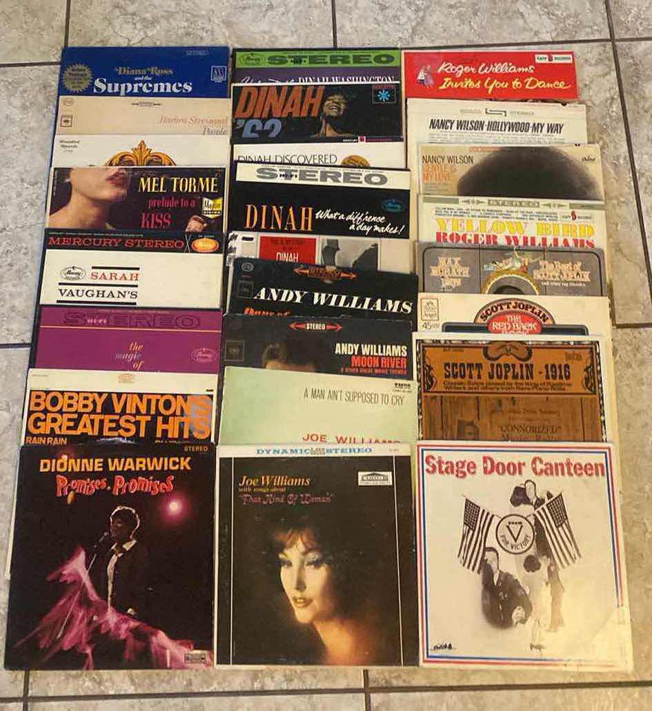 Photo 1 of 25-RECORD ALBUMS & VARIOUS ARTISTS