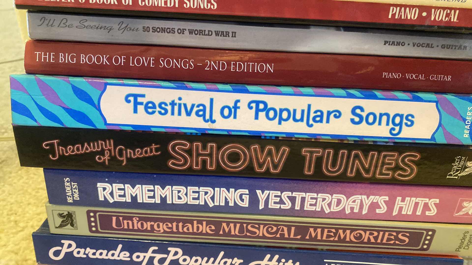 Photo 1 of 12-PIANO BOOKS