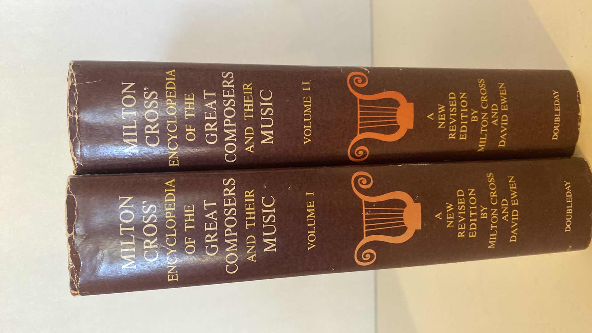 Photo 1 of  MILTON CROSS VOLUME 1& 2 GREAT COMPOSERS AND THEIR MUSIC