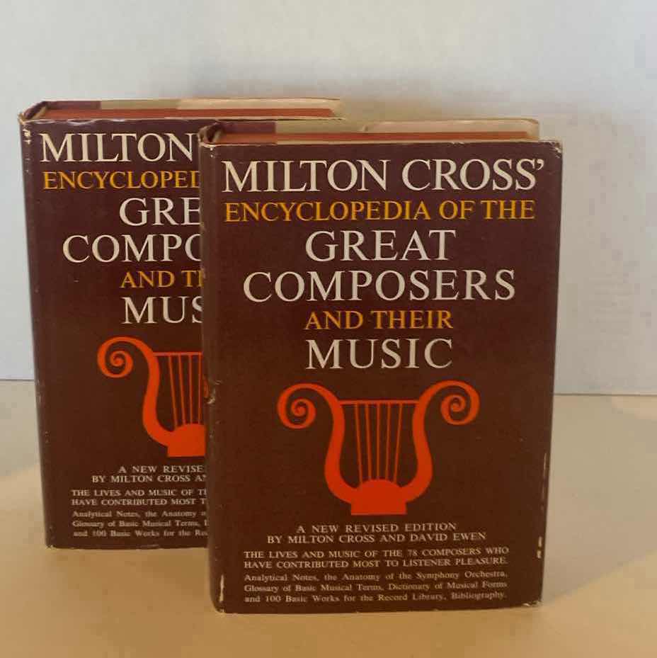 Photo 1 of  MILTON CROSS VOLUME 1& 2 GREAT COMPOSERS AND THEIR MUSIC