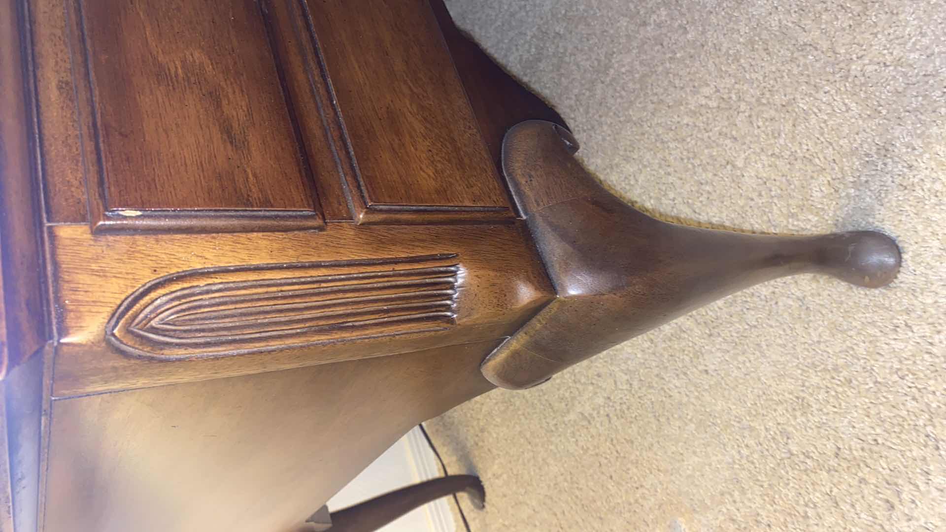 Photo 1 of $459 VINTAGE THOMASVILLE 2 DRAWER END TABLE 20” x 26”