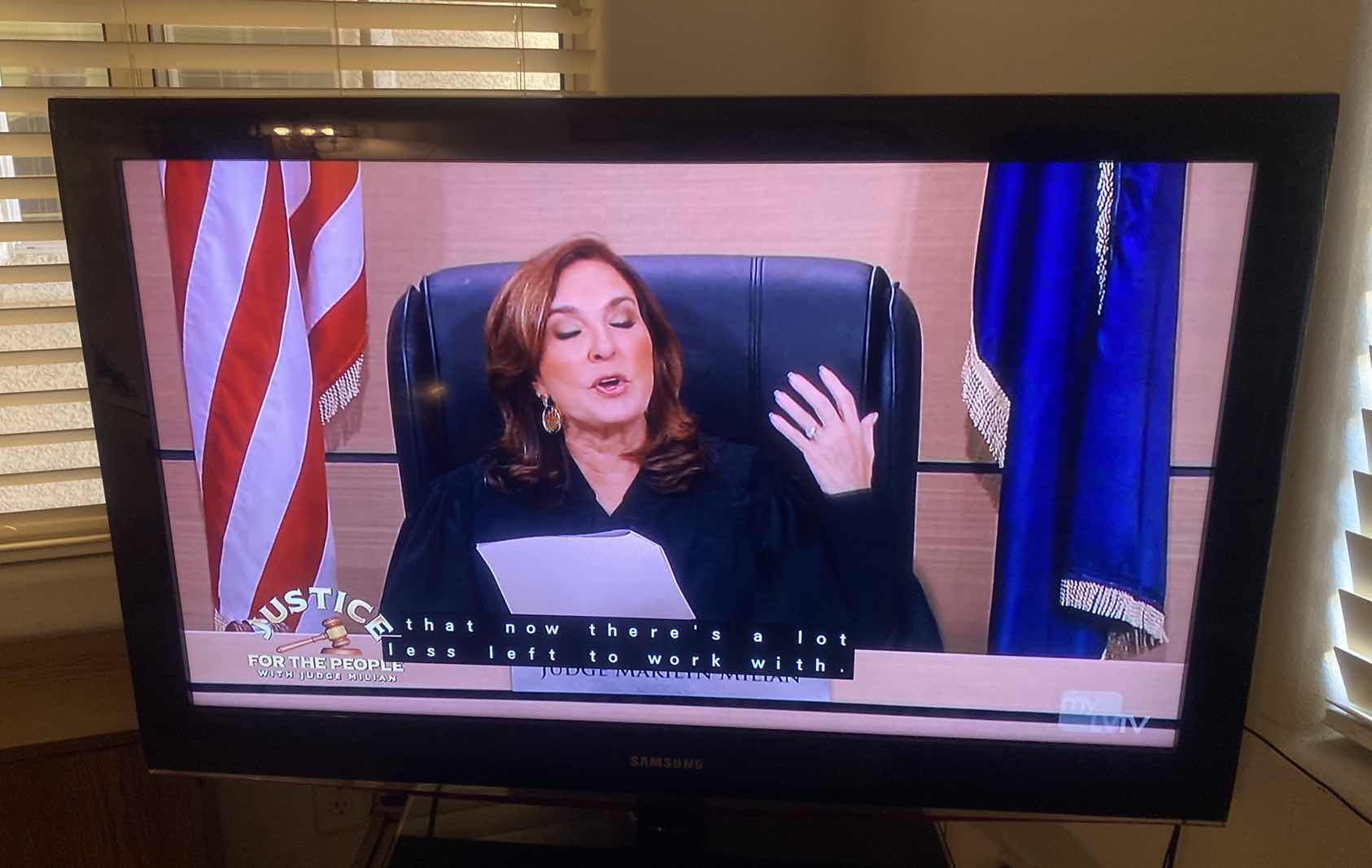 Photo 1 of 40” SAMSUNG TV WITH REMOTE