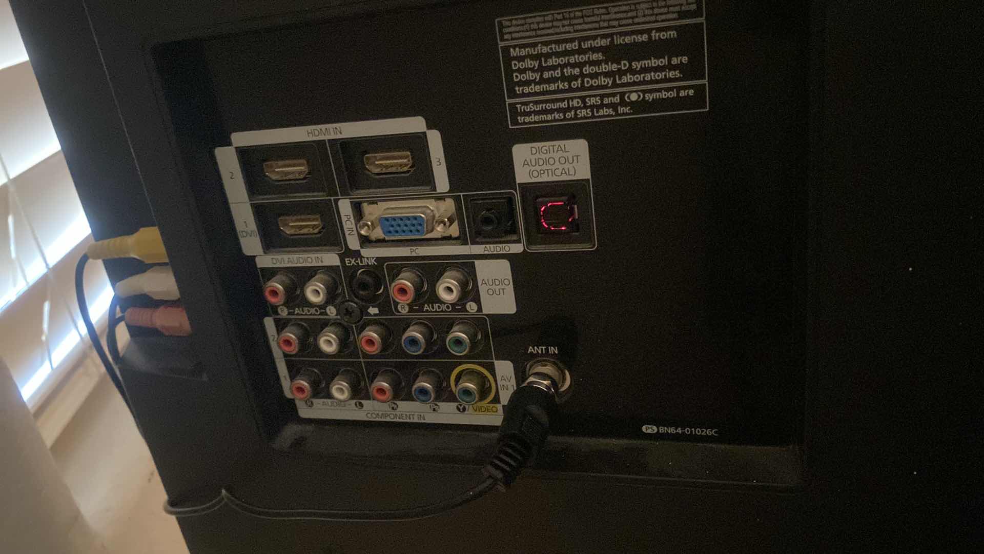 Photo 1 of 40” SAMSUNG TV WITH REMOTE