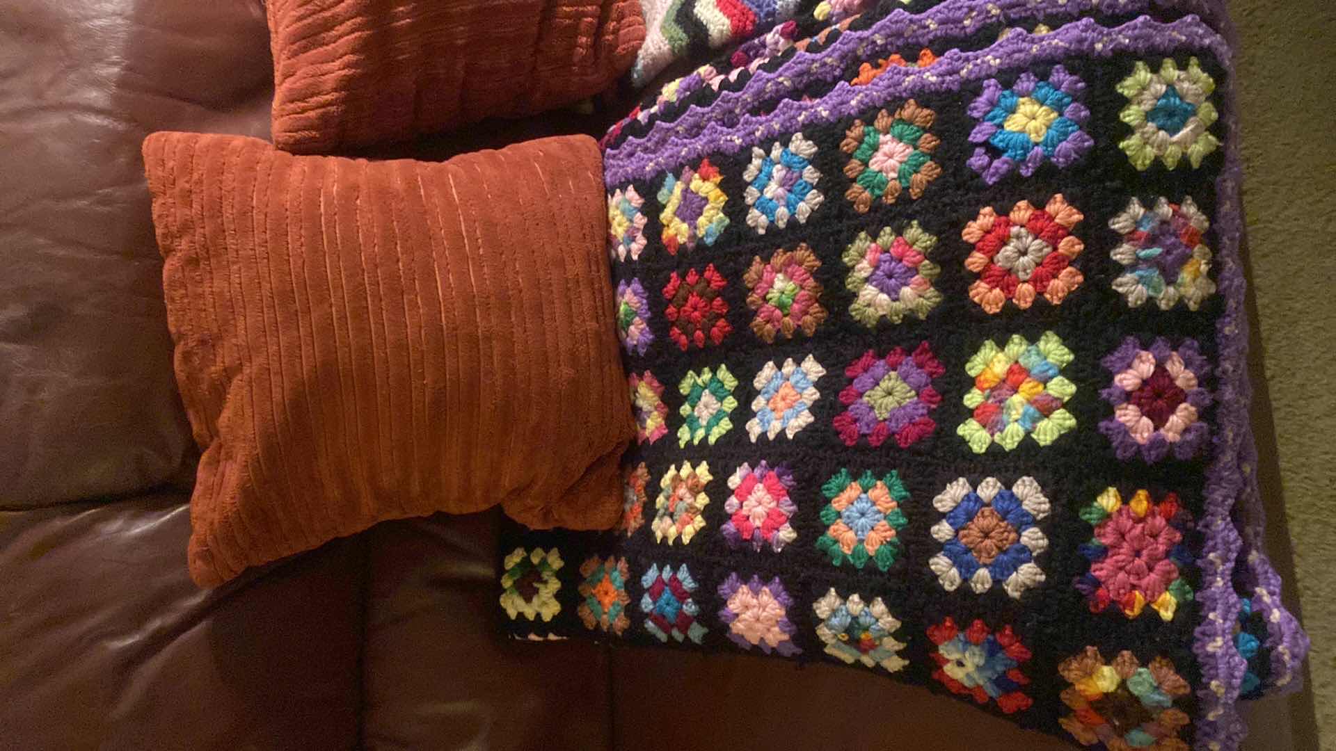 Photo 1 of 2 CROCHETED & 2 TOSS PILLOWS