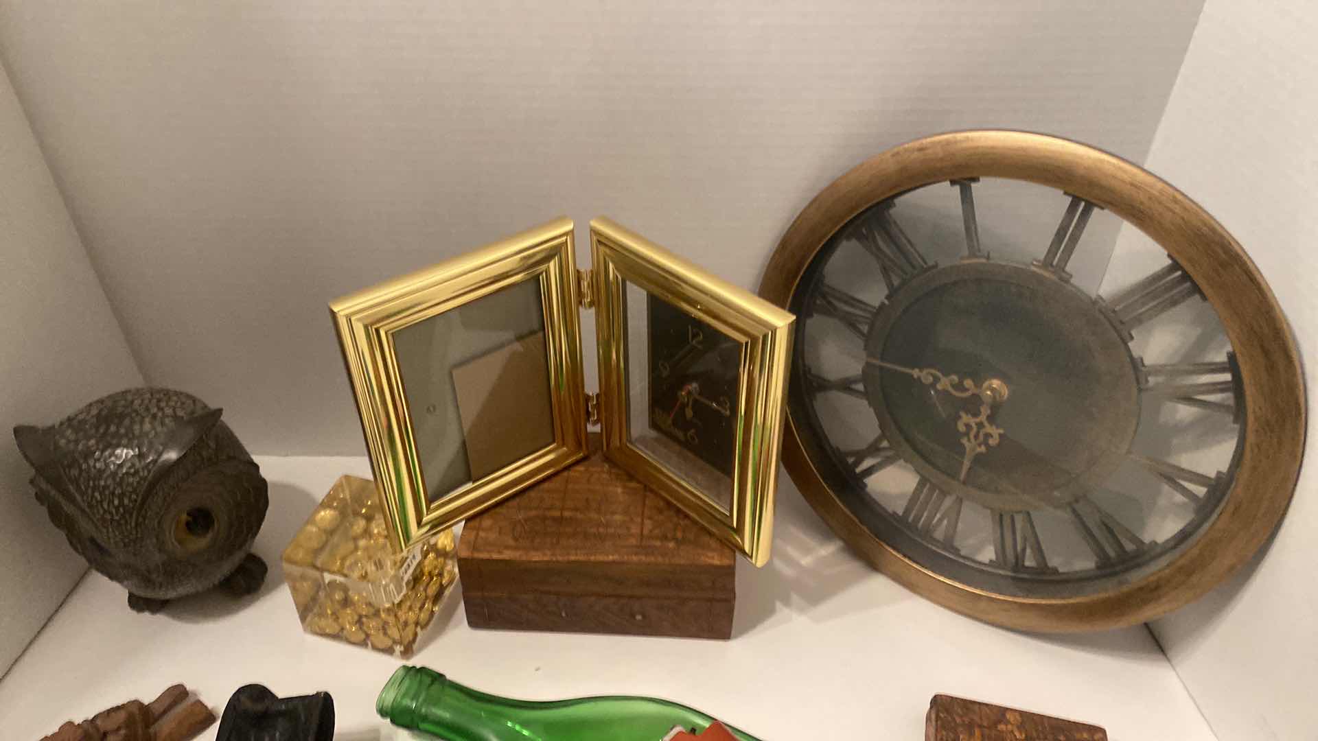 Photo 1 of 14 HOME DECOR-CLOCKS WOOD BOXES LIGHTERS & TRINKETS