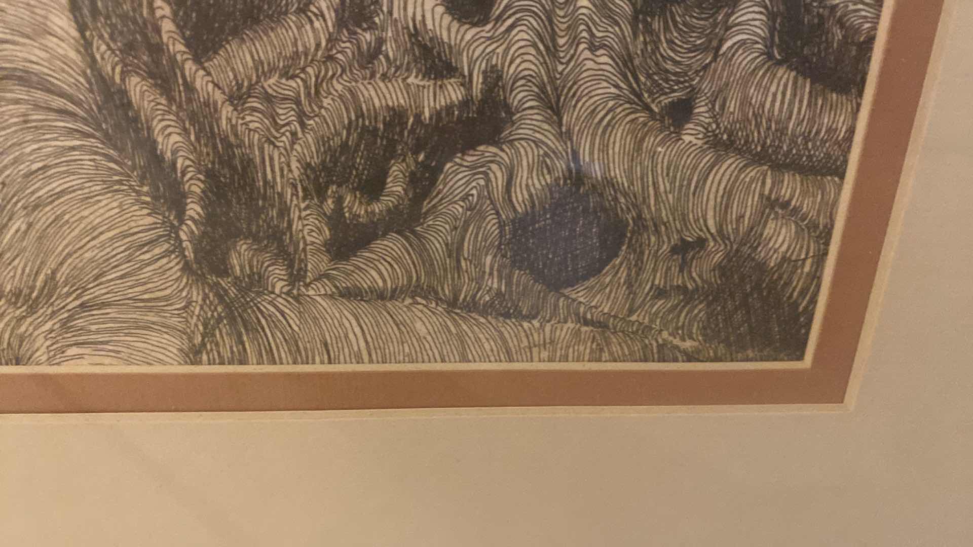 Photo 1 of $250 FRAMED & MATTED MICHAEL ARTH 1976 LITHOGRAPH “TROPICAL FIG TREE”  ARTWORK 28” x 23”