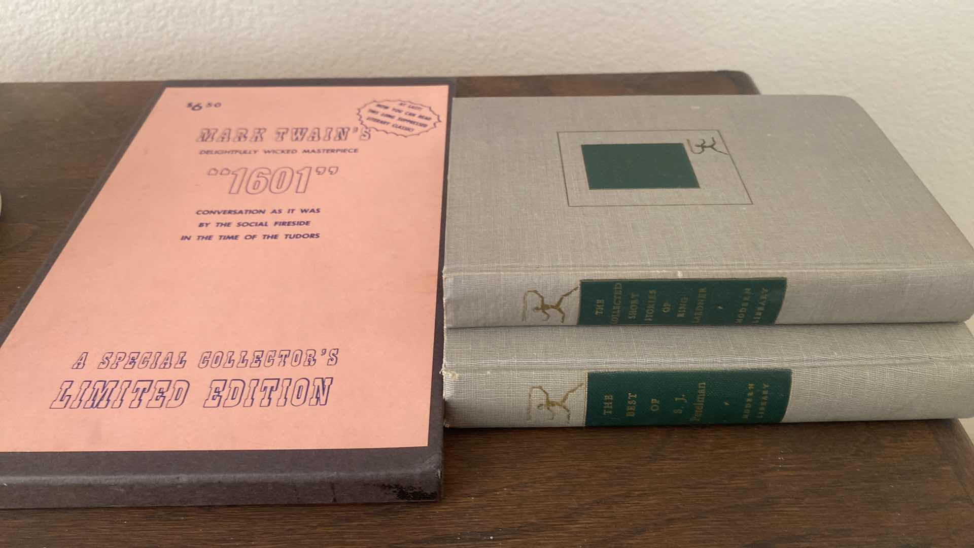 Photo 1 of 3 HARDBOUND BOOKS- MARK TWAIN 1601 & SHORT STORIES