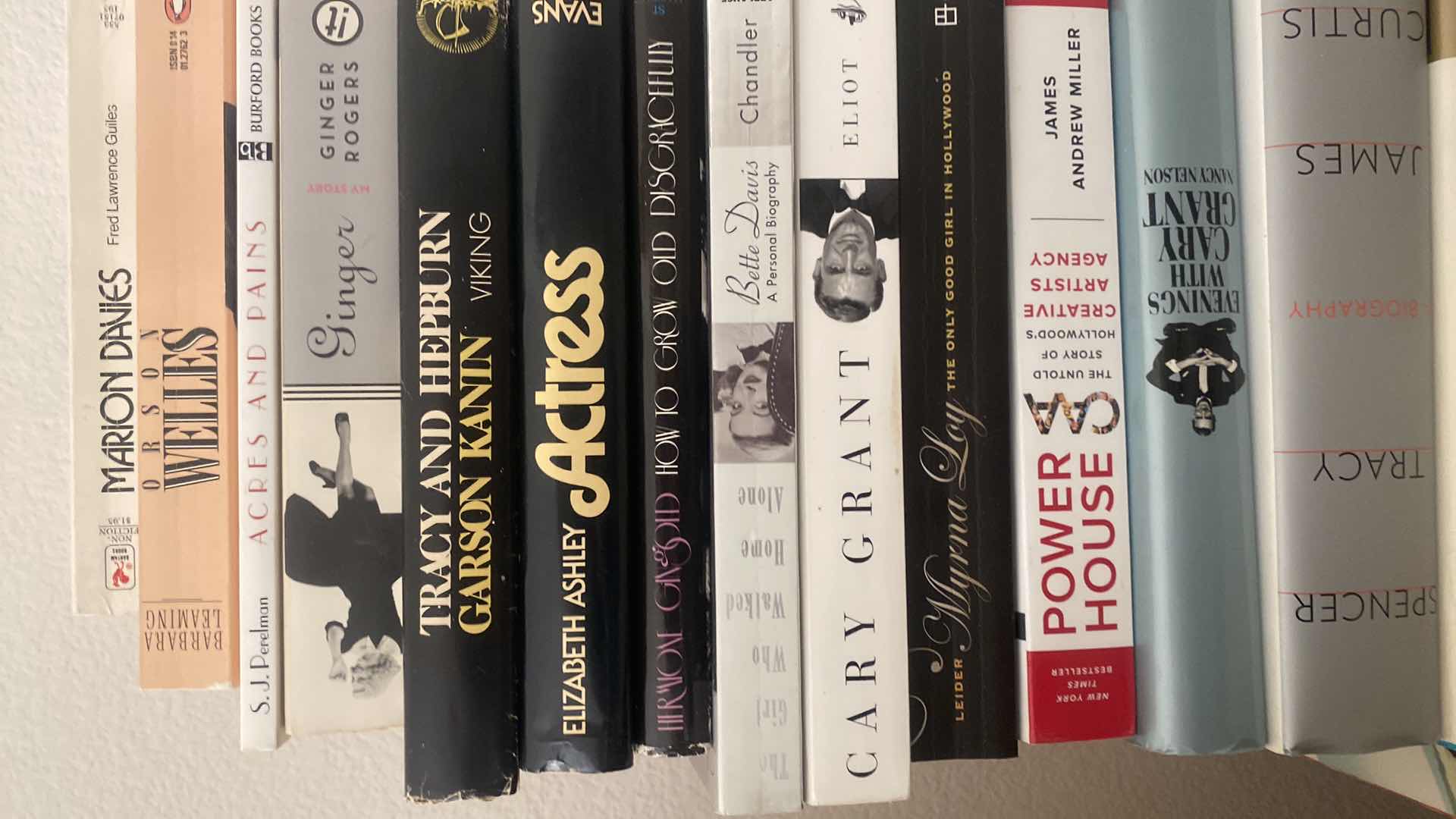 Photo 1 of 30 HARDCOVER & PAPERBACK BOOKS ABOUT FILM & ACTORS