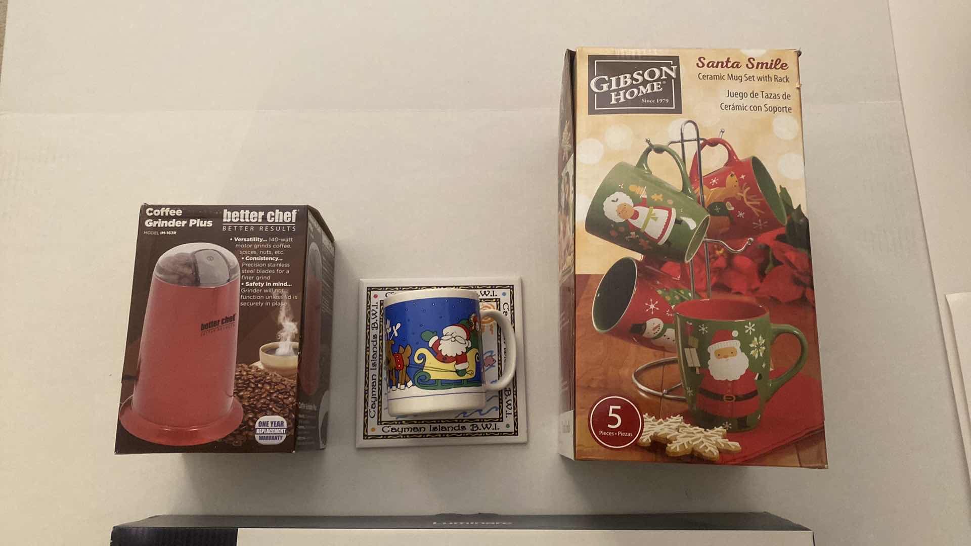 Photo 1 of 5 KITCHENWARE- BAR GLASSES COFFEE CUPS TRIVET & COFFEE GRINDER