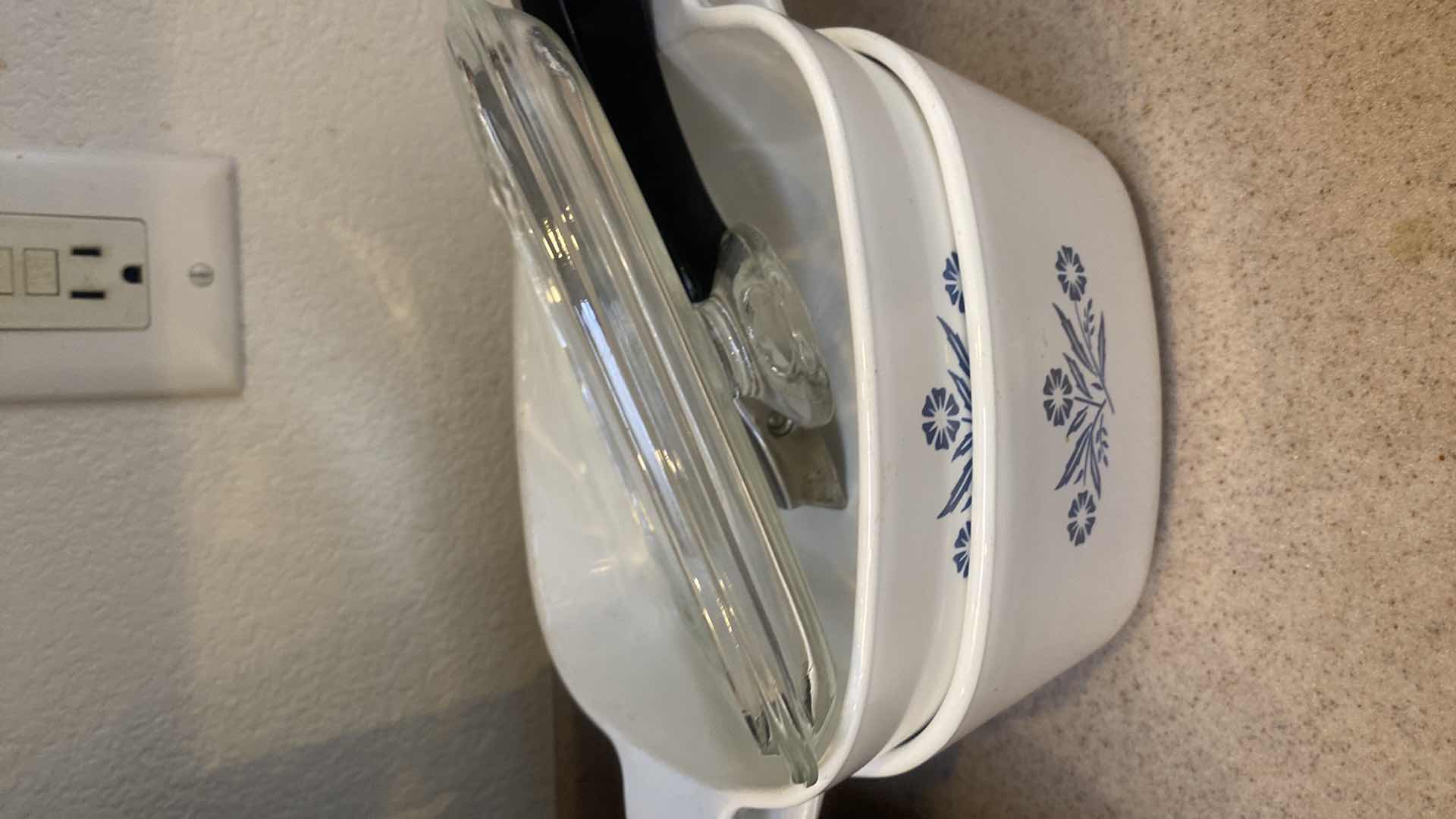 Photo 1 of 3 PIECES CORNING WARE BLUE CORNFLOWER WITH A HANDLE