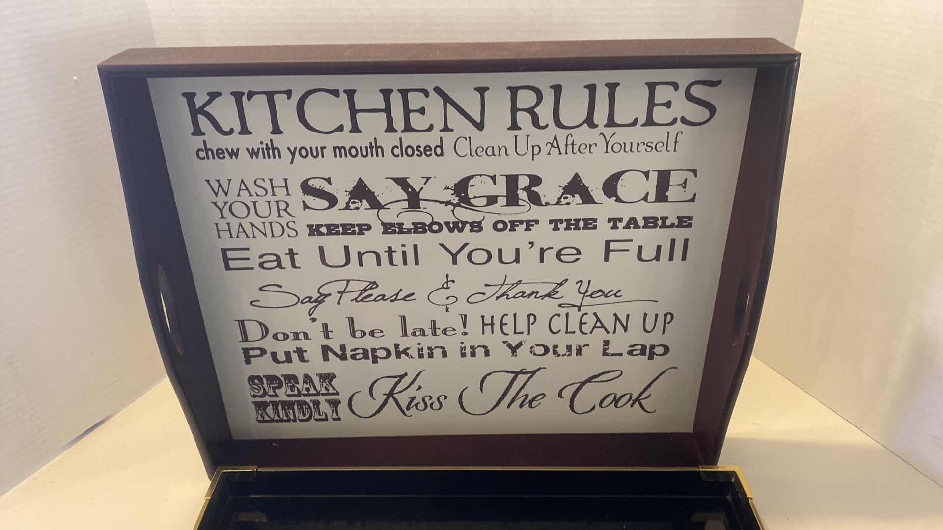 Photo 1 of 2 SERVING TRAYS LARGEST 18” x 15”