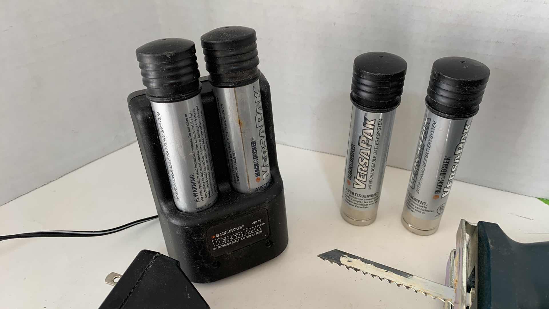 Photo 2 of 3-BLACK AND DECKER VERSAPAK CORDLESS TOOLS, BATTERIES AND CHARGER