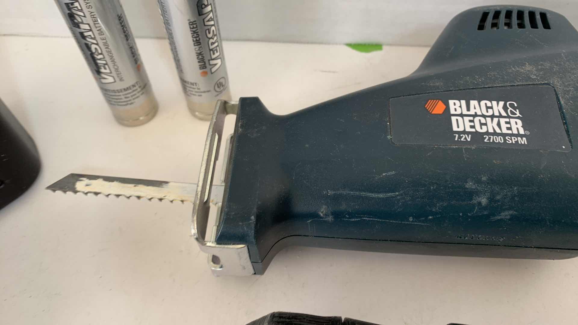 Photo 1 of 3-BLACK AND DECKER VERSAPAK CORDLESS TOOLS, BATTERIES AND CHARGER