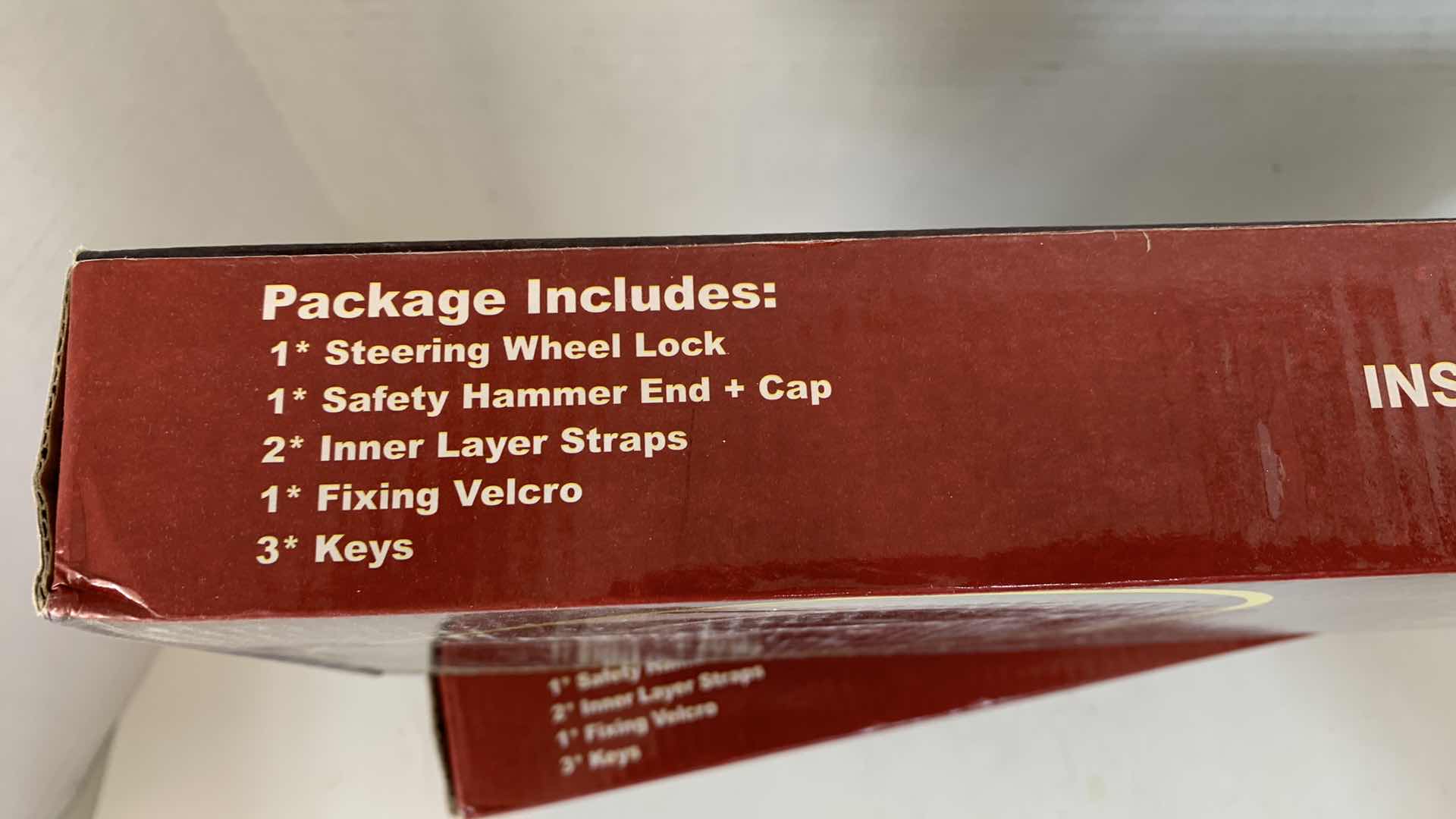 Photo 1 of 2-TEVLAPHEE CAR ANTI THEFT STEERING WHEEL LOCKS