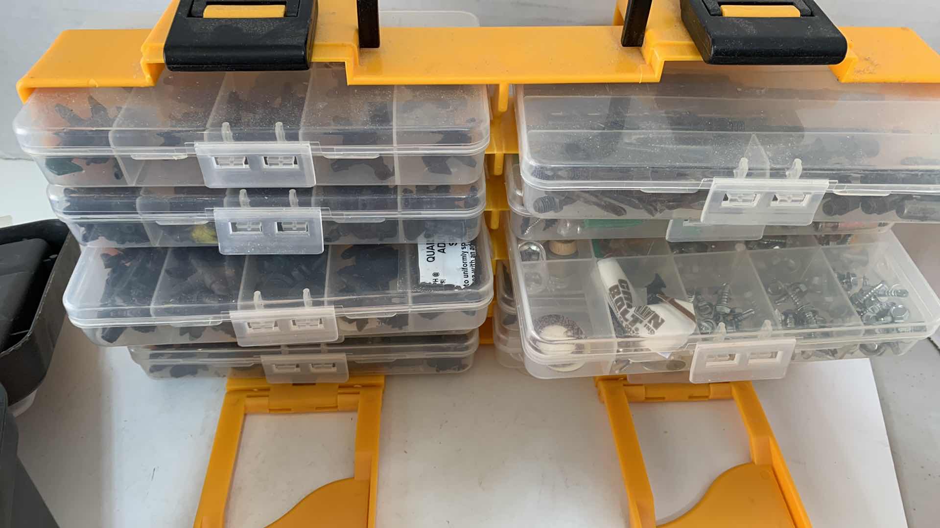 Photo 3 of 2-CONTAINERS OF ASSORTED HARDWARE AND SPRINKLER REPAIR ITEMS