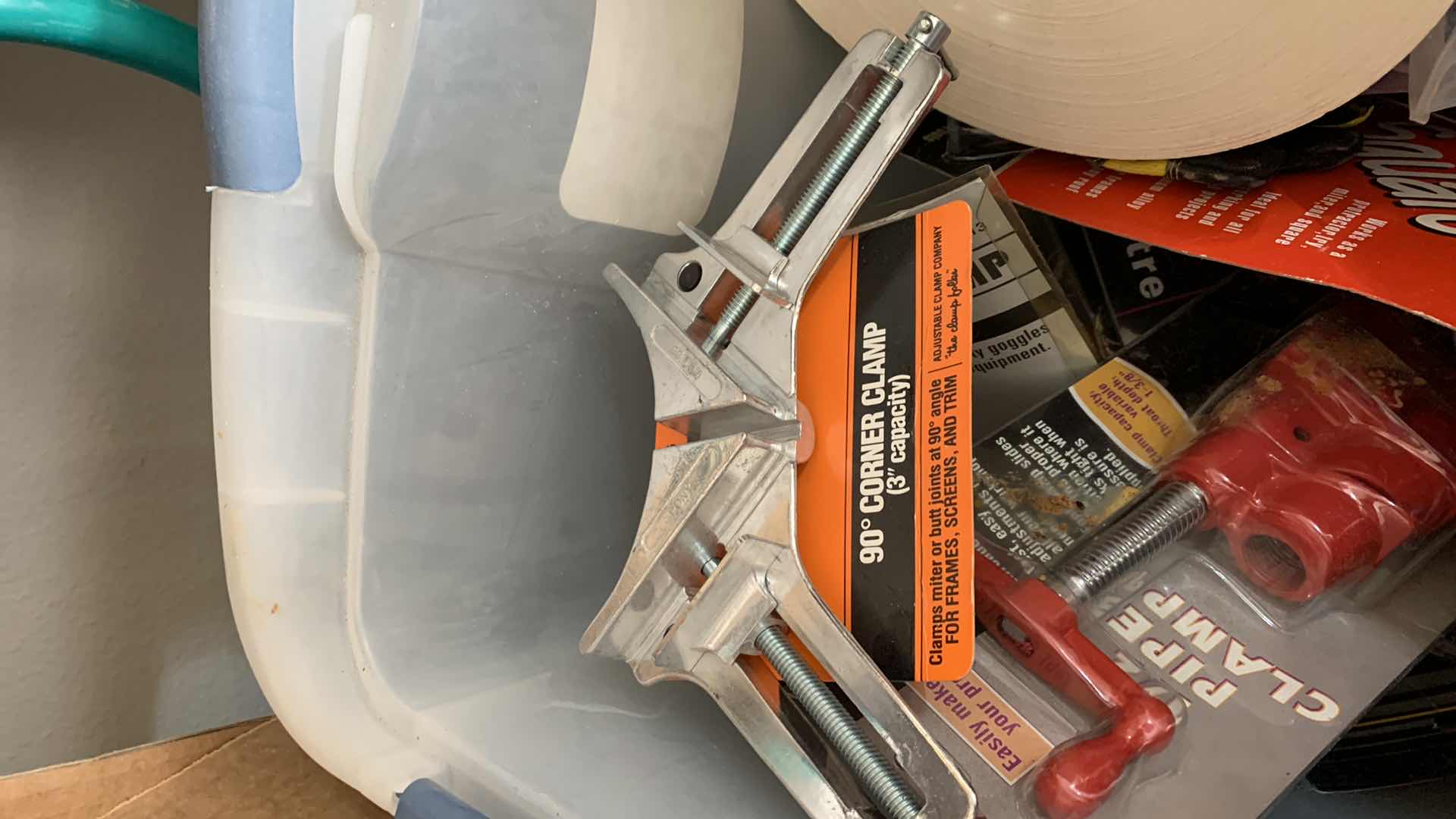 Photo 1 of ASSORTED CLAMPS AND MASONRY ITEMS