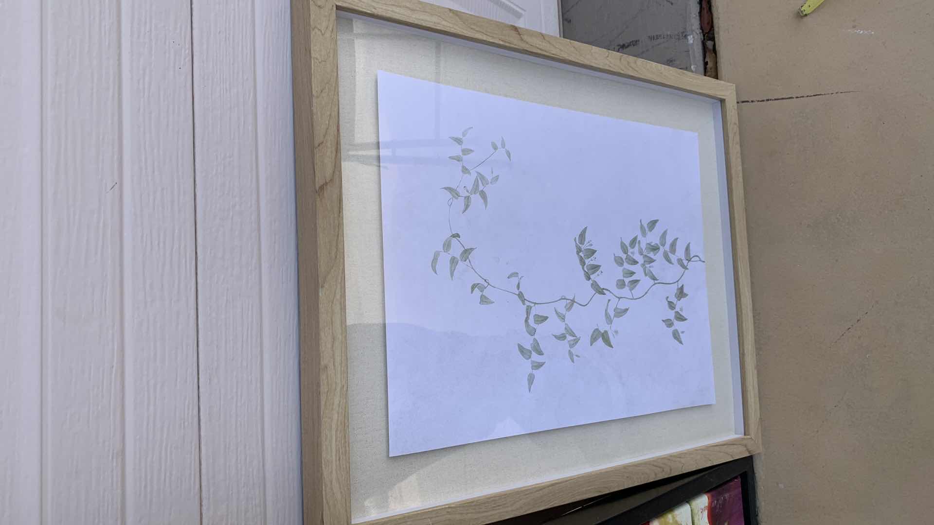 Photo 3 of 2-FLORAL INSPIRED ARTWORK TALLEST IS 42”