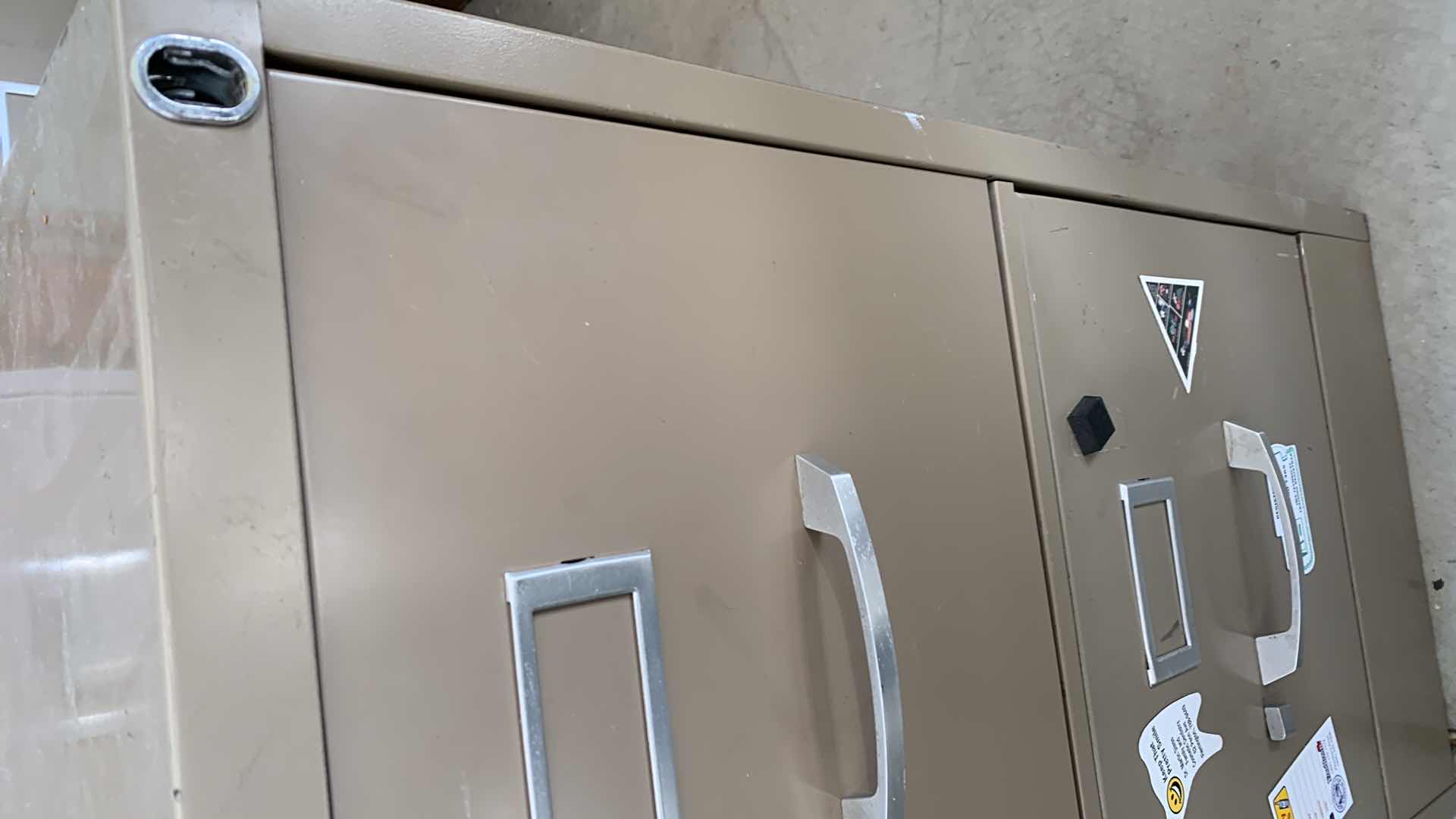 Photo 1 of 2-TWO DRAWER METAL FILING CABINET 15” X 27” H 29”