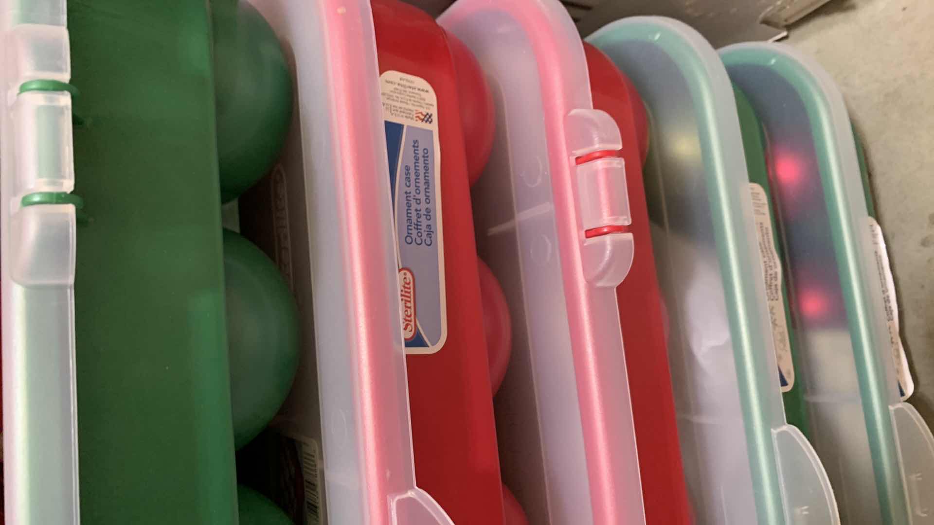 Photo 1 of 6-CHRISTMAS DECORATION CONTAINERS