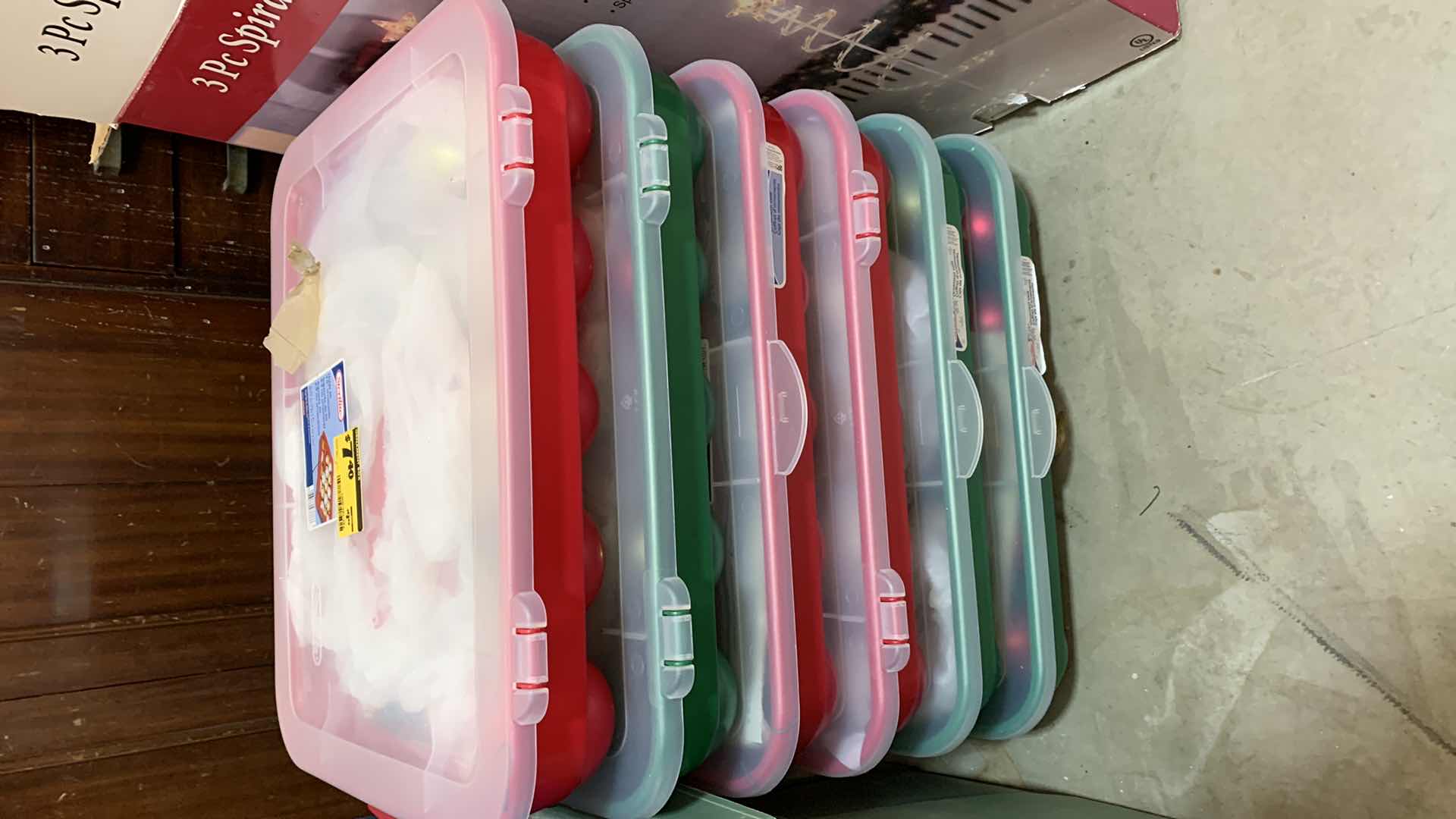 Photo 1 of 6-CHRISTMAS DECORATION CONTAINERS