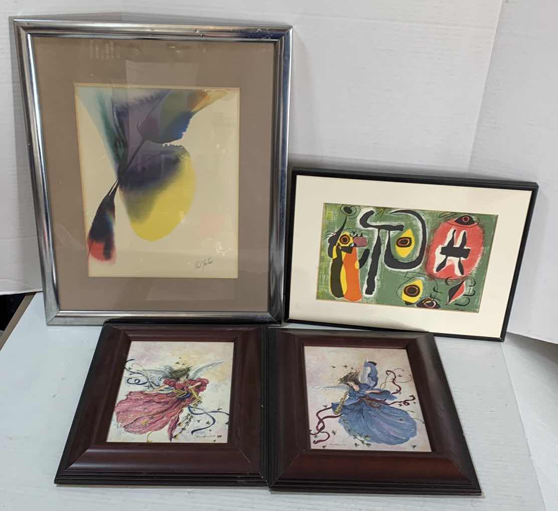 Photo 1 of 4-PIECES OF ARTWORK, 2 ARE SIGNED